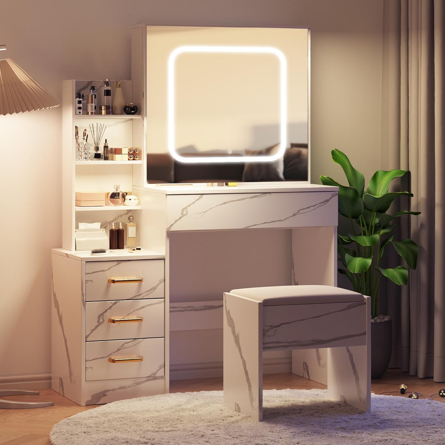 Qeetex LHF-SZT-PHO-14CPIK9Q Bedroom-Vanities - View #3