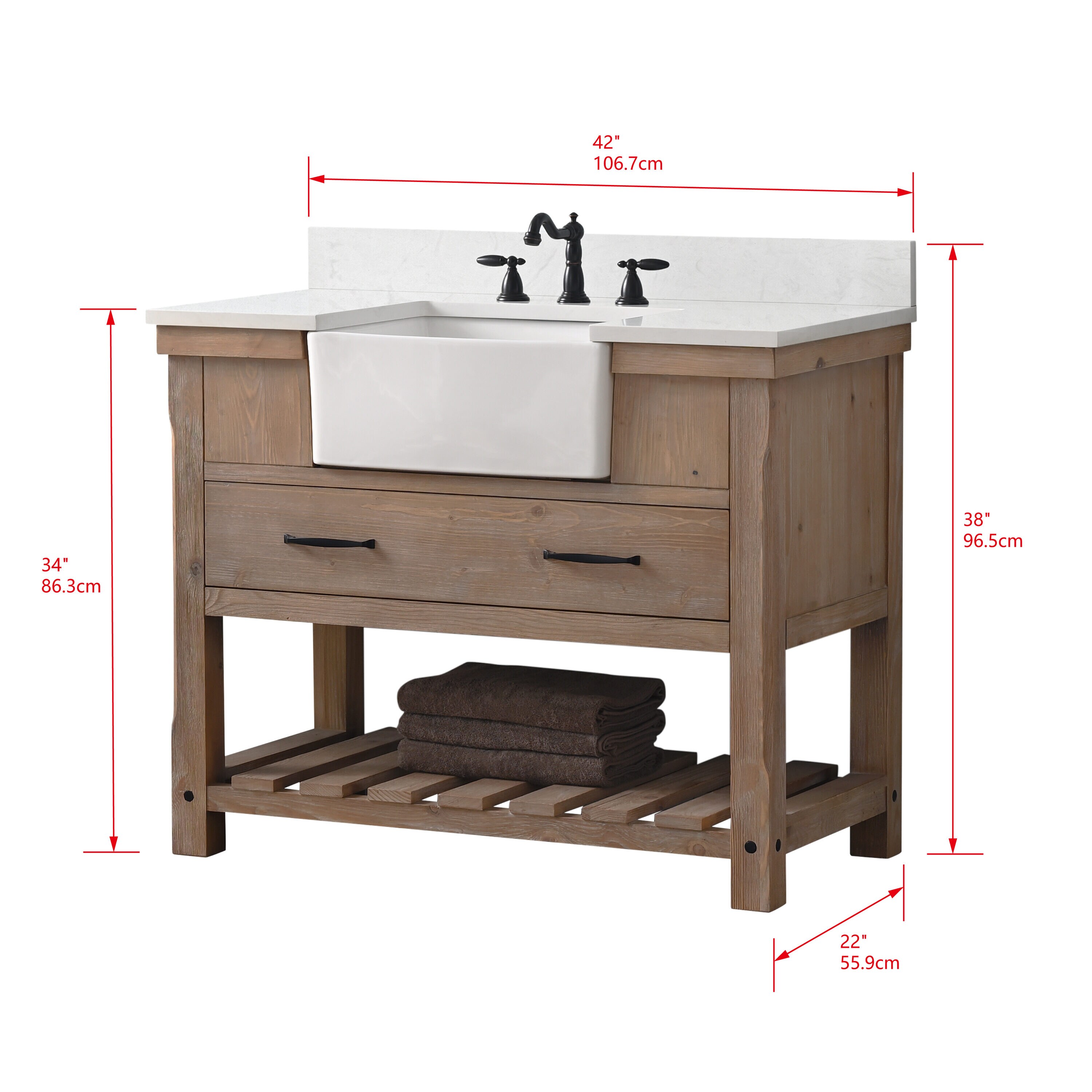 Sudio Design WESLEY-42WN Bath-Vanity-Combo - View #7