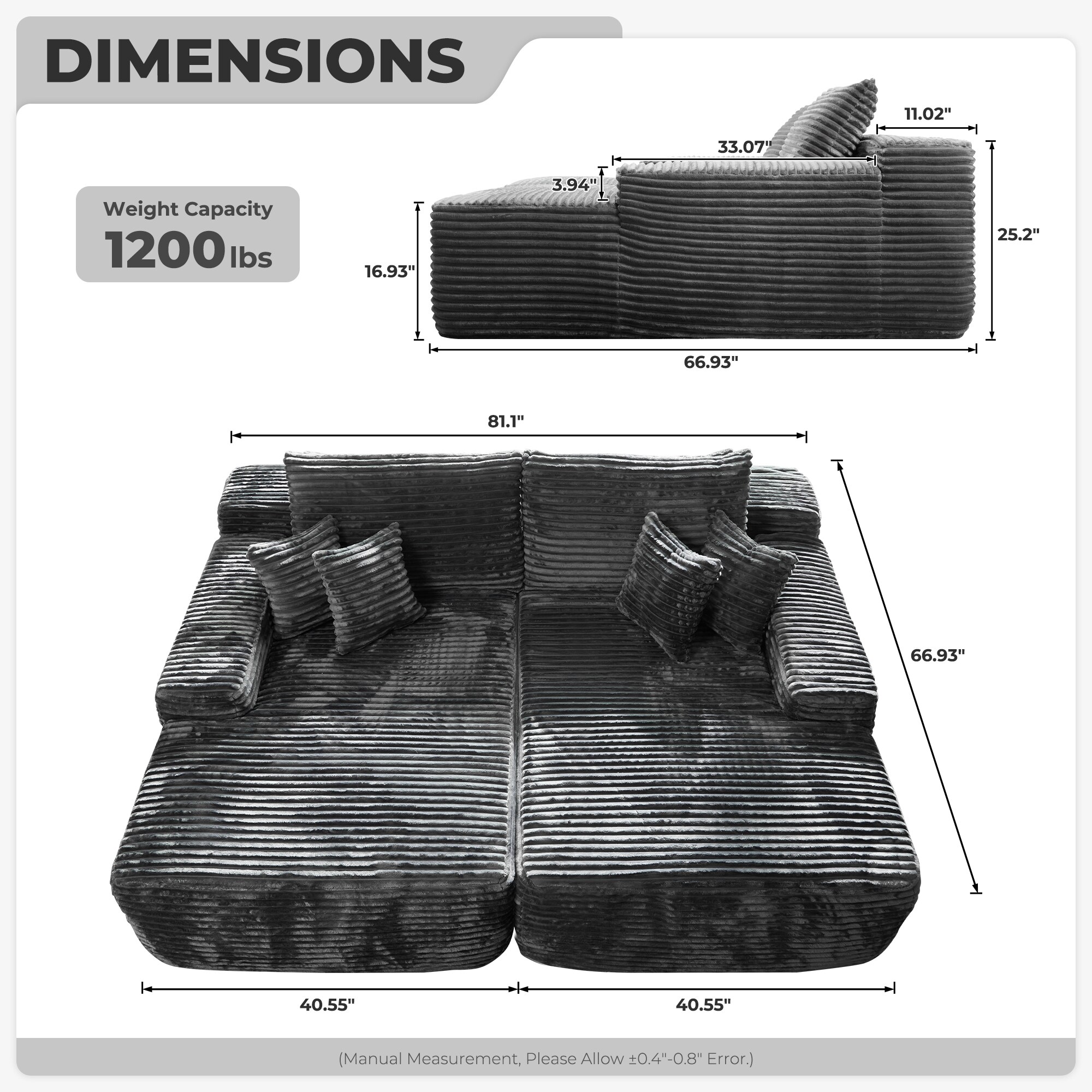 Pouuin SAS910 Sofas-Loveseats - View #2