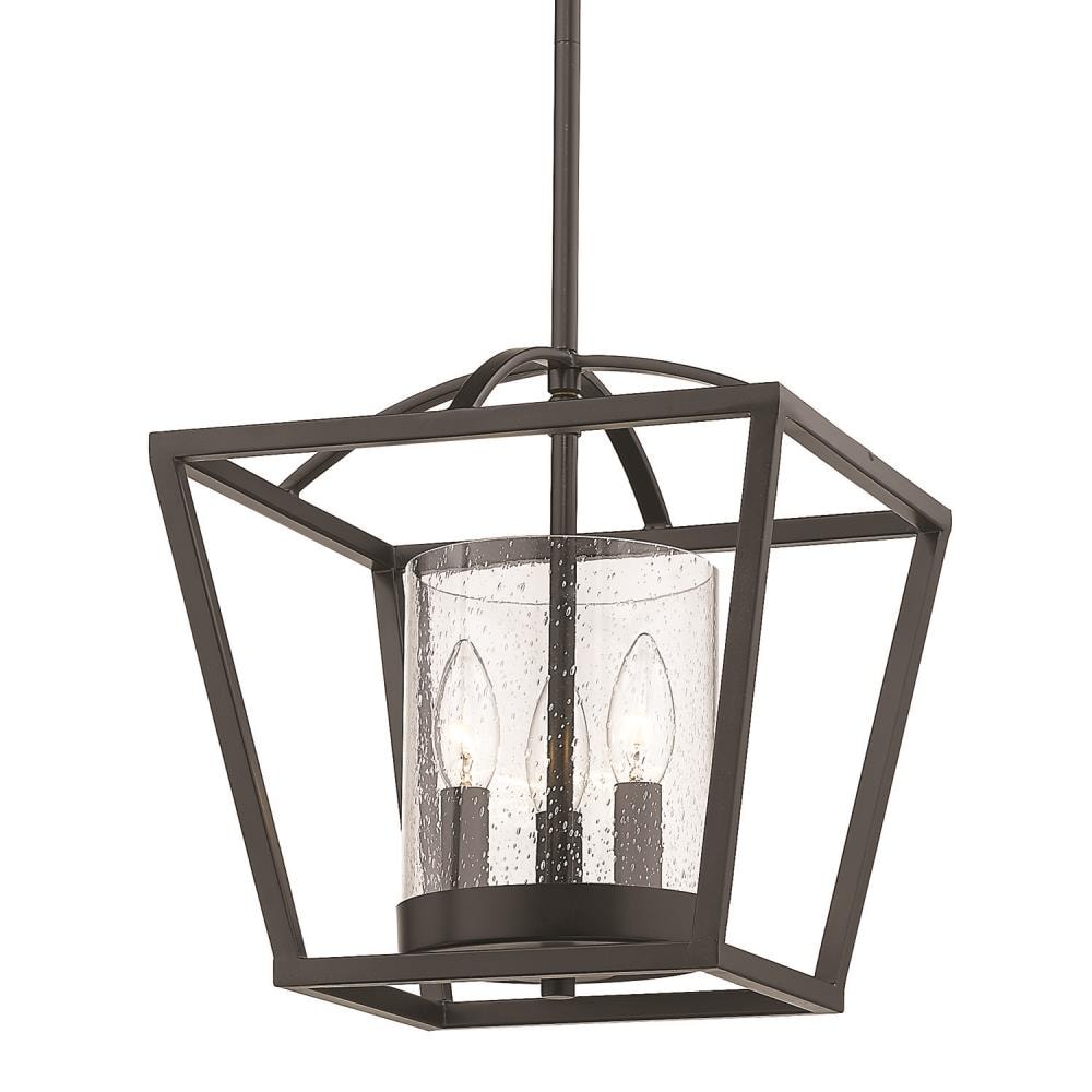 Golden Lighting 4309-SF BLK-BLK-SD flushmounts - View #3