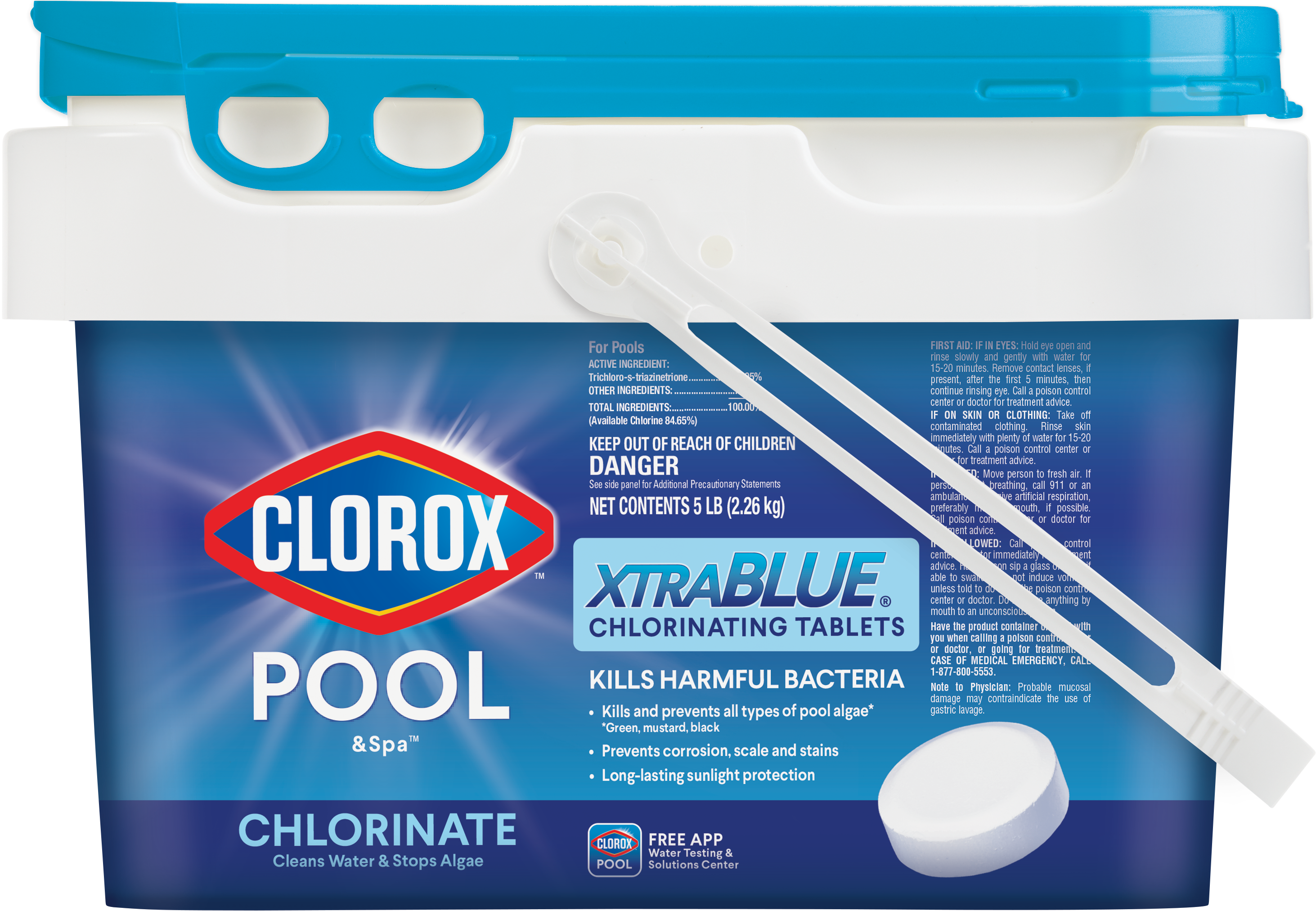 100/200/500pcs Chlorine Tablettes multifonctions instantanée pour piscine disinfec 