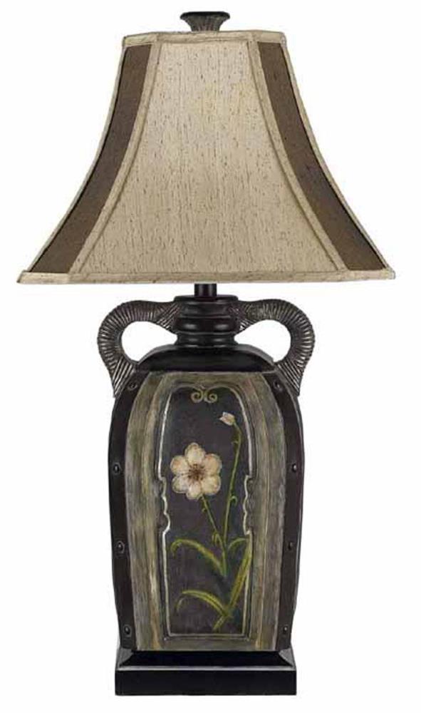  LW-SSBO-945 22-in Terra Cotta Table Lamp with Fabric Shade