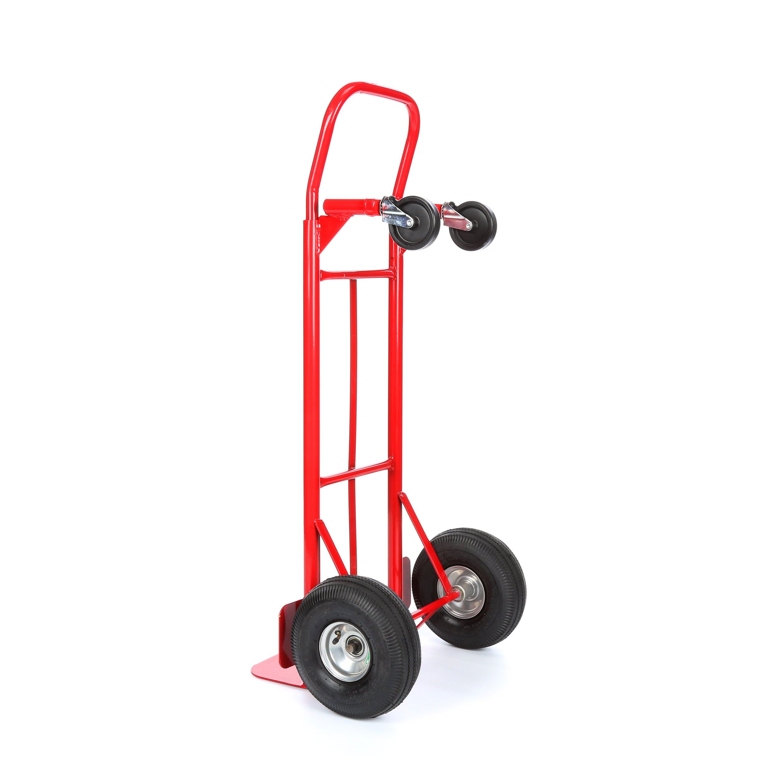 Milwaukee 47118 800-Pound Capacity P-Shaped Handle Hand Truck with Solid Rubber Wheels 