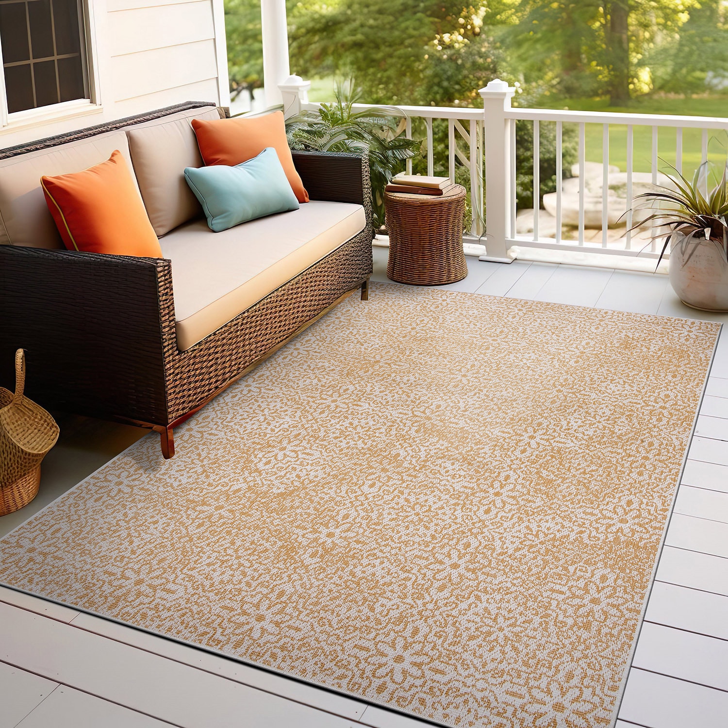 World Rug Gallery 4026YELLOW5X7 rugs - View #9