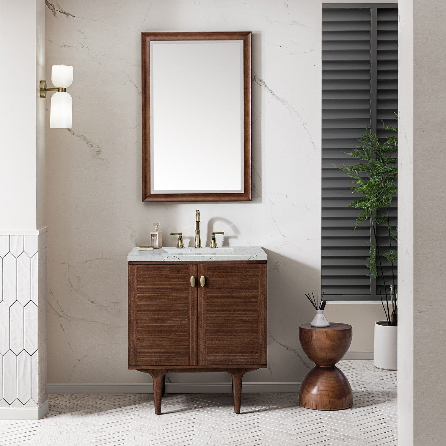 James Martin Vanities 670-V30-WLT-3ENC Bath-Vanity-Combo - View #3