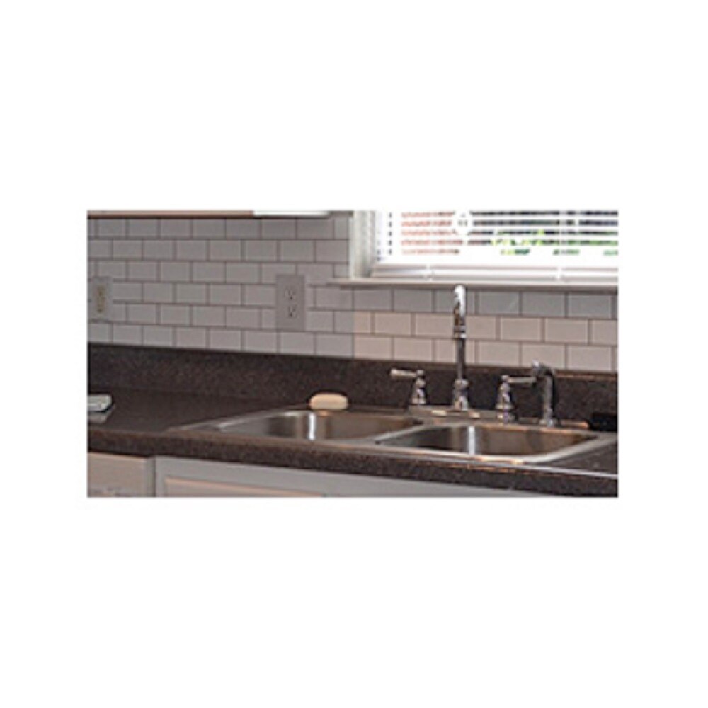  674992 0.25-in x 46-in Composite Backsplash Panels