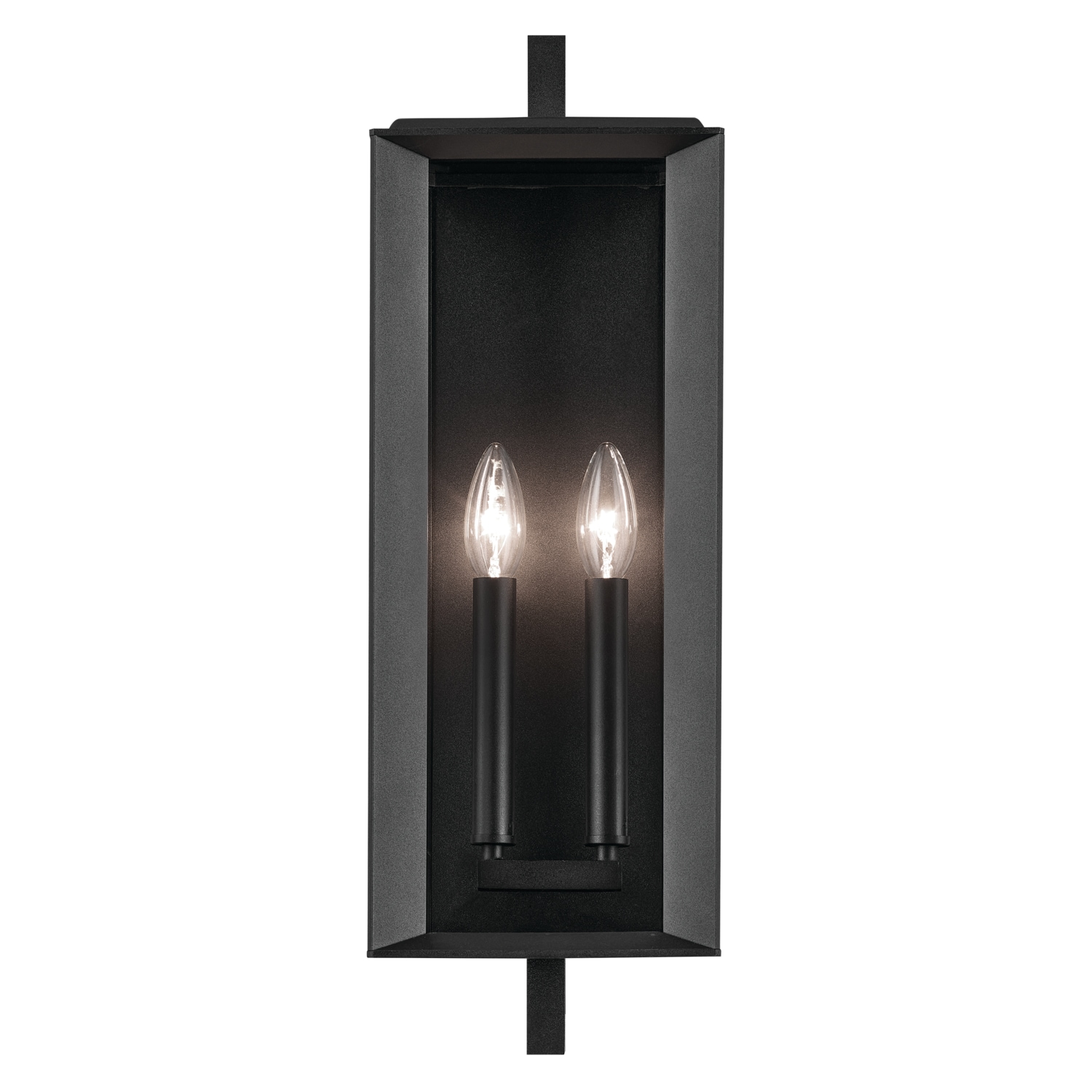 Kichler Kroft 2-Light 20.5-in H Black Led, Outdoor Wall Light in the ...