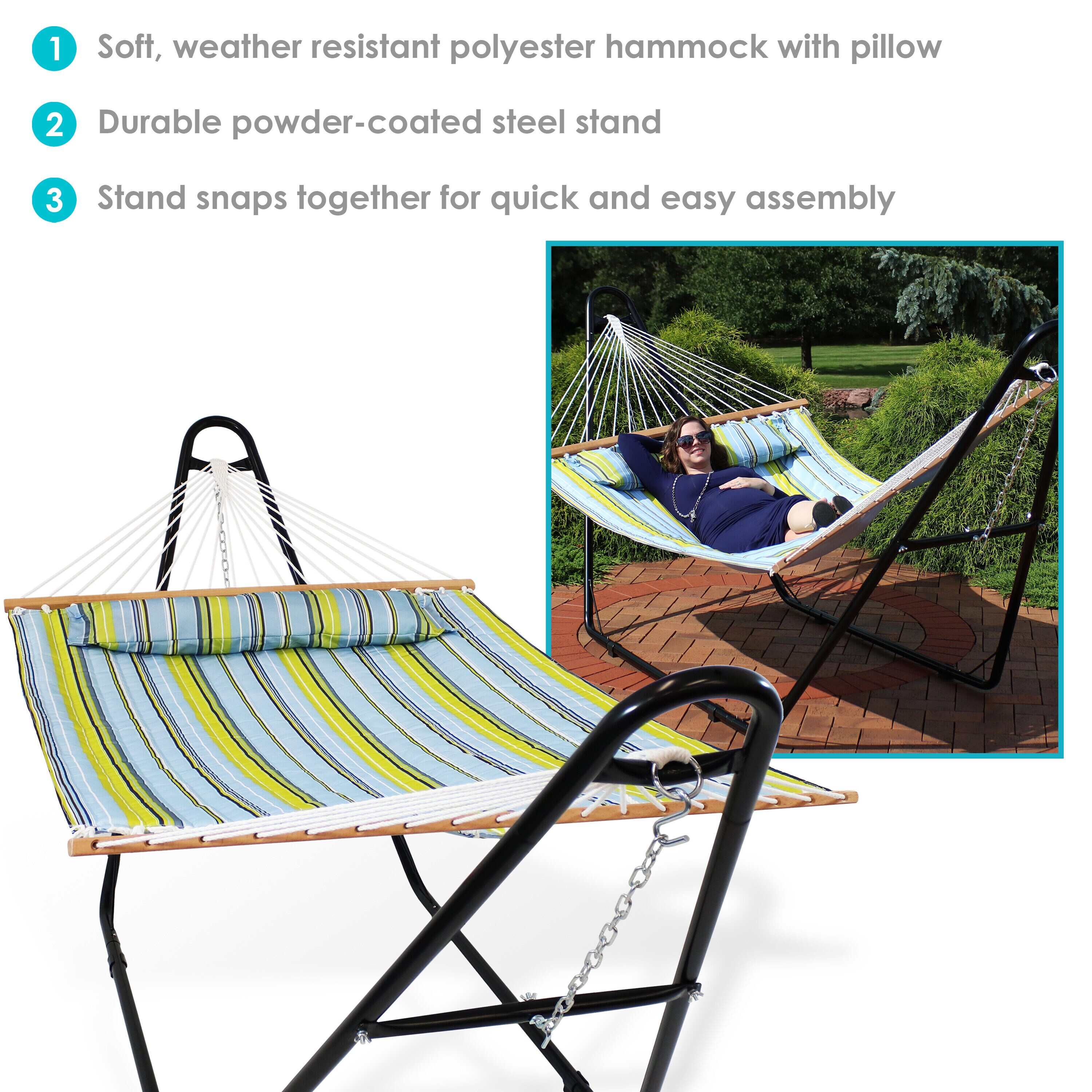 Sunnydaze Decor BGHFWP-MHS-COMBO hammocks - View #12