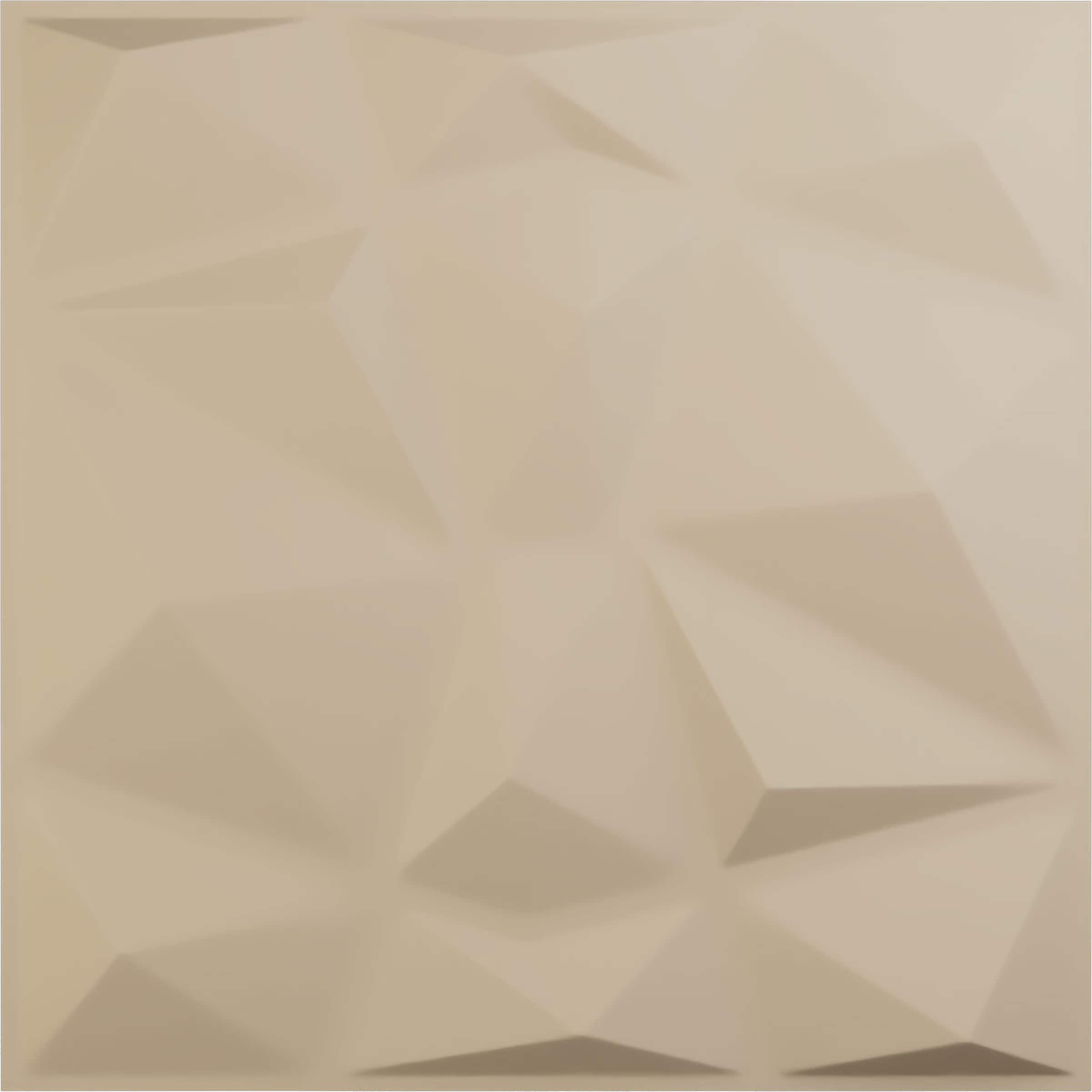 Ekena Millwork WP20X20NIGBE-CASE-12 19-5/8-in x 19-5/8-in Embossed Paintable/Stainable Brown/Tan PVC Wall Panel ( 12 -Pack, Covers 32.04-sq ft )