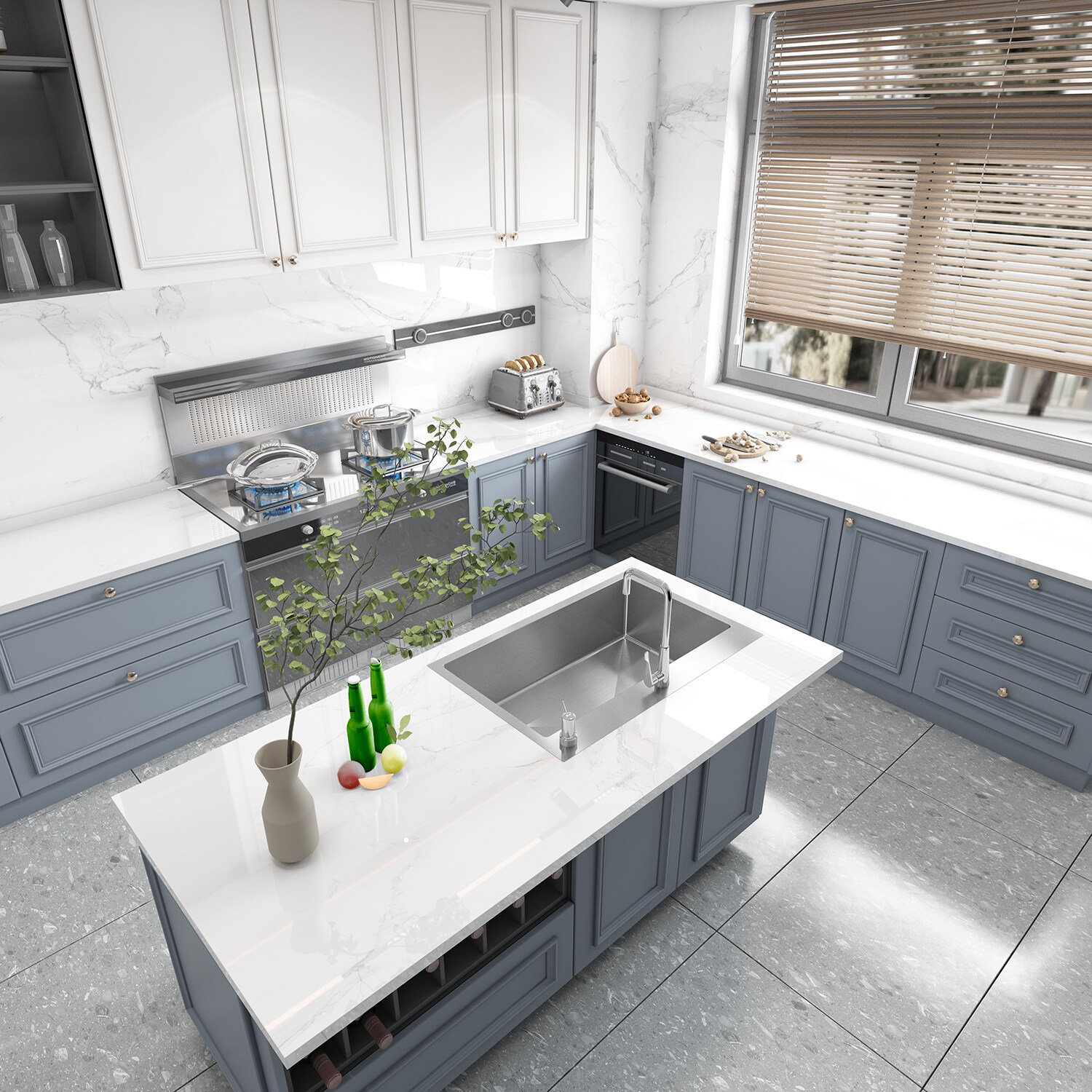 Sinber HT3322S Kitchen-Sinks - View #5