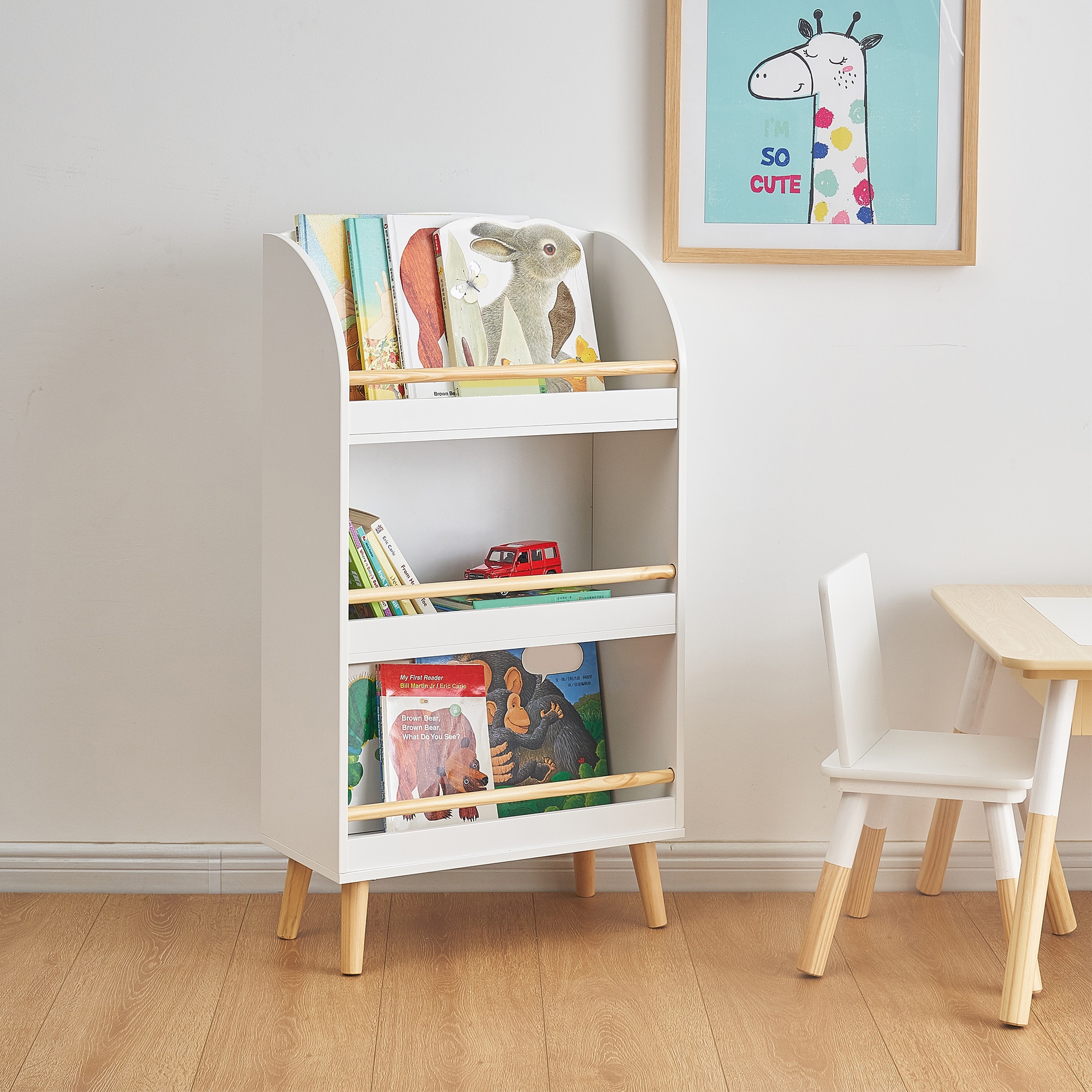 LuxenHome WHCF1872 bookcases - View #4