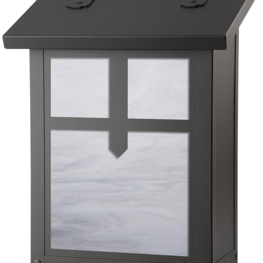 America's Finest MRCSF4139 Americas Finest Lighting AF-3051-TB-WW Arrow Verical Mailbox, Wispy White- Textured Black