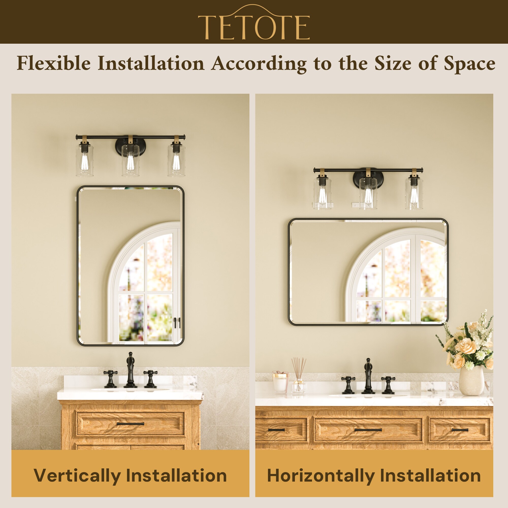 TETOTE LSC-TE-2030BK-B82 Framed-Bath-Mirrors - View #10