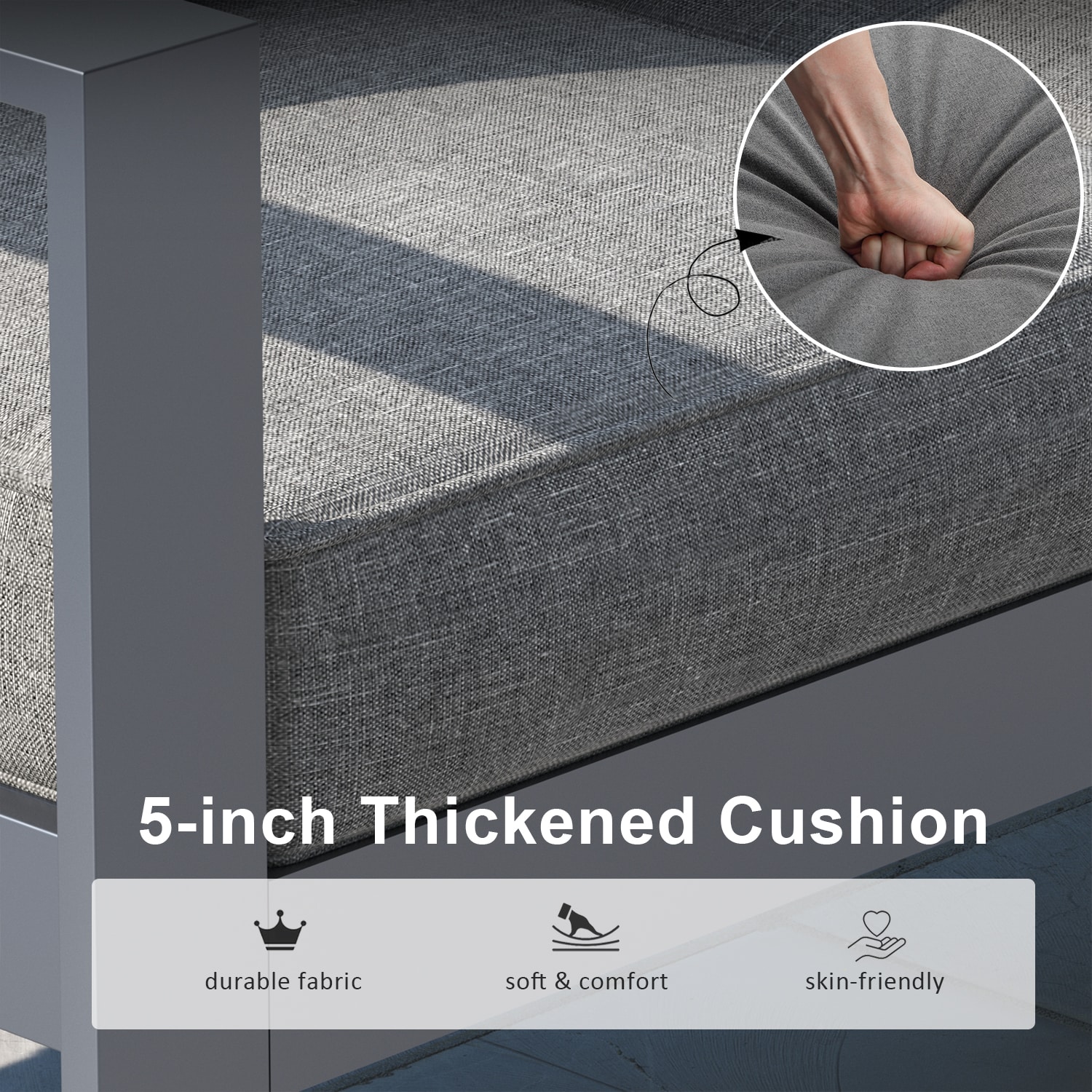 LayinSun FP5003-GA-2001 Patio-Conversation-Sets - View #3