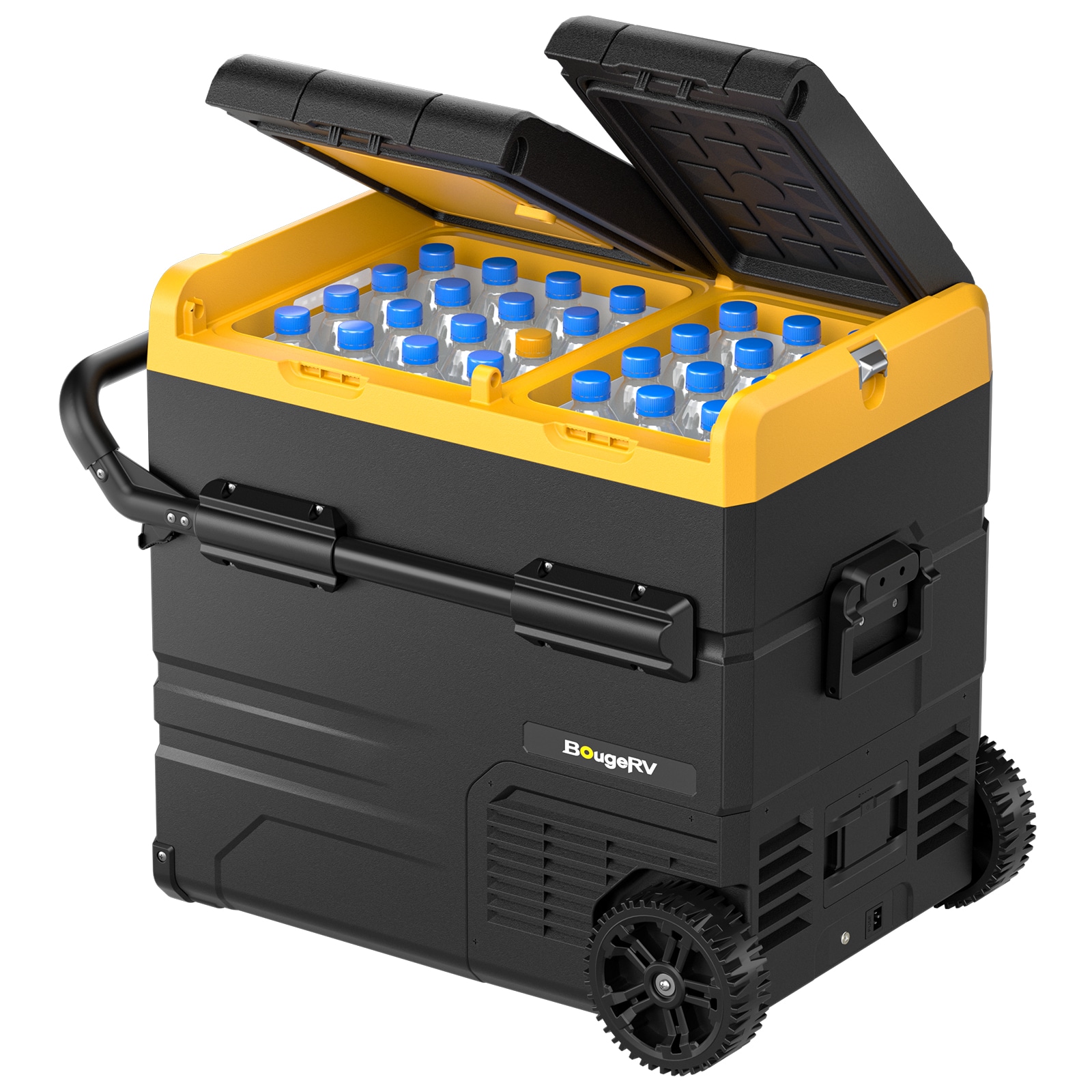 BougeRV LW05512 Black 59 Quart(s) Hard Insulated Wheeled Chest cooler
