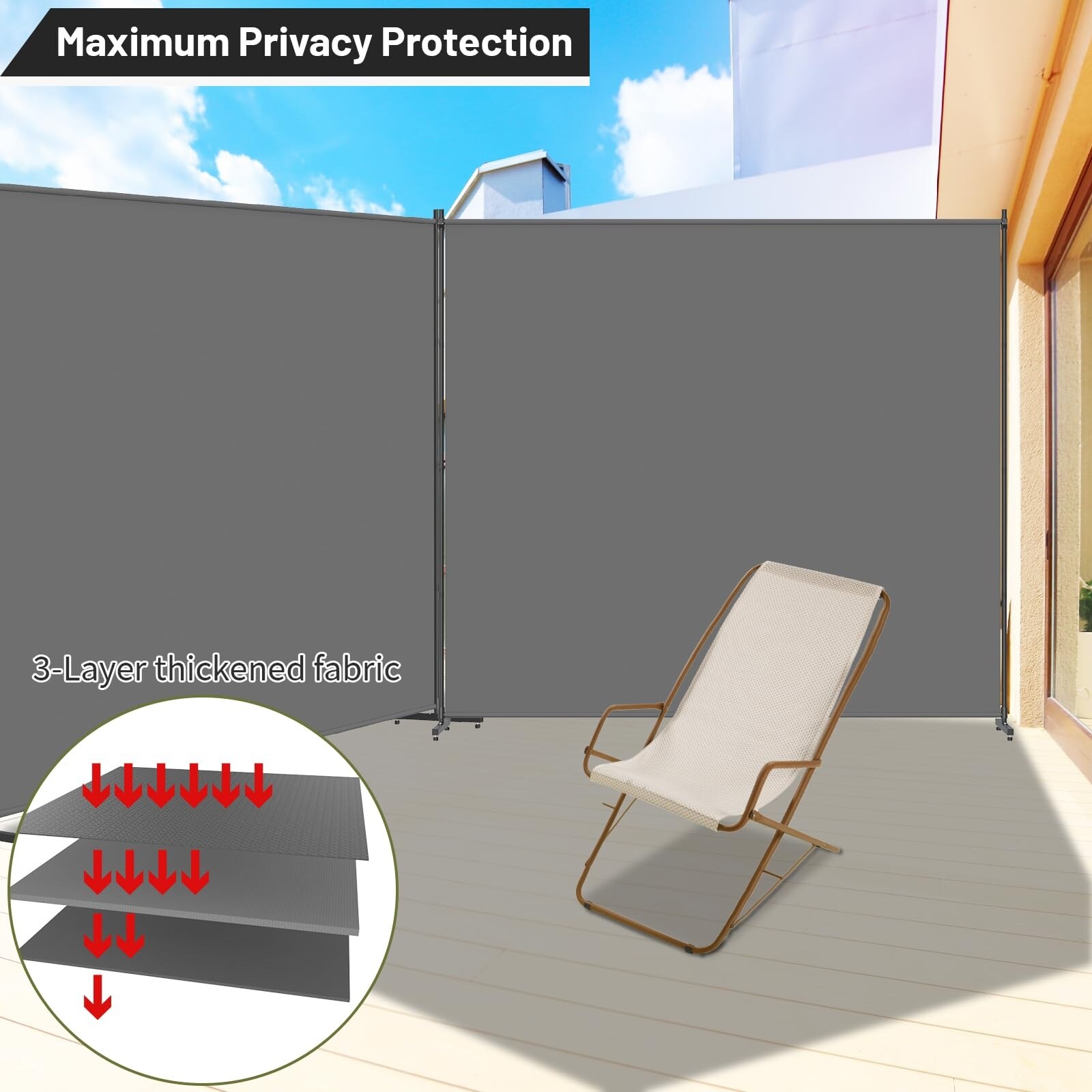 Etokfoks LETPP2QX0 Indoor-Privacy-Screens - View #3