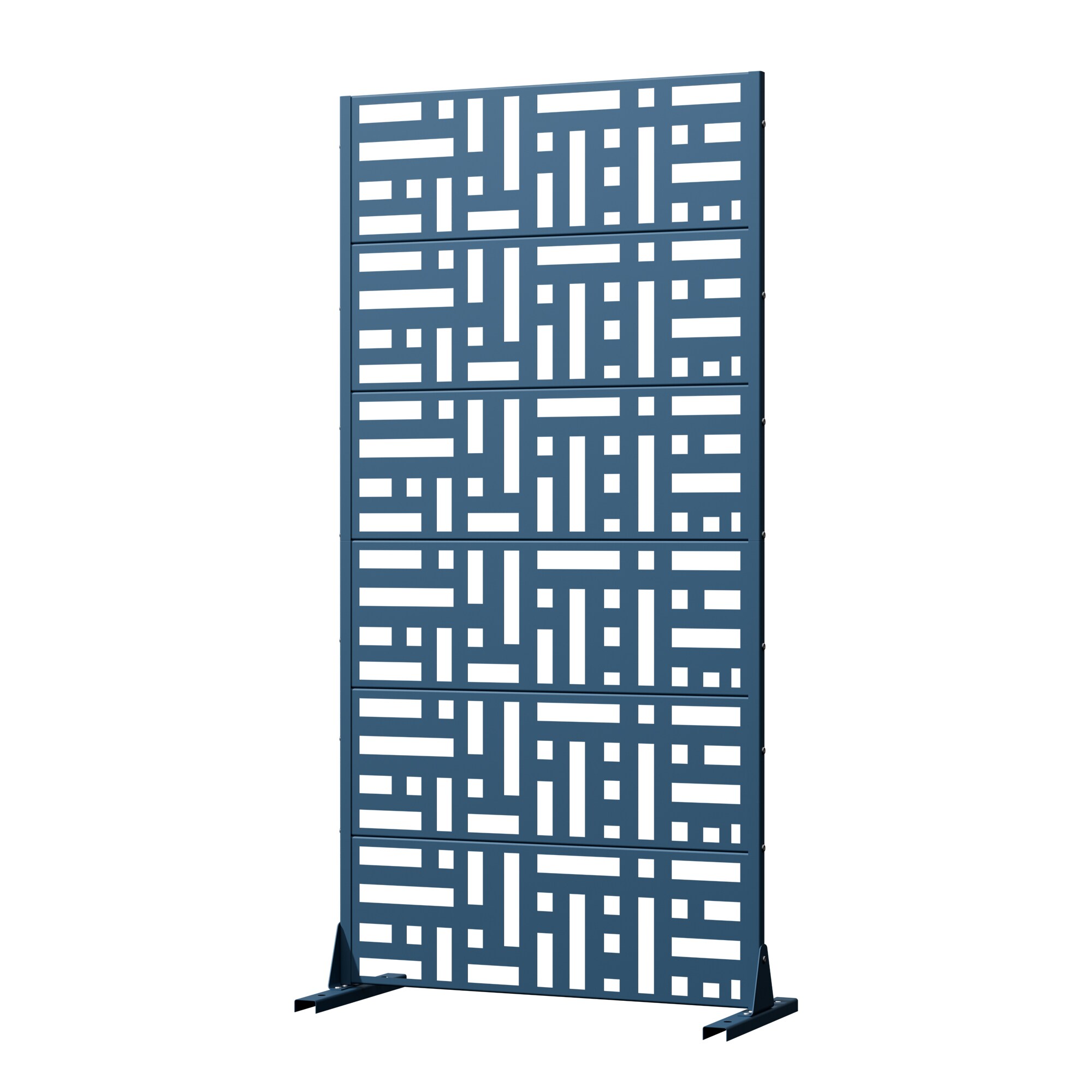 PexFix 72-in H x 35-in W Blue Outdoor Metal Privacy Screens