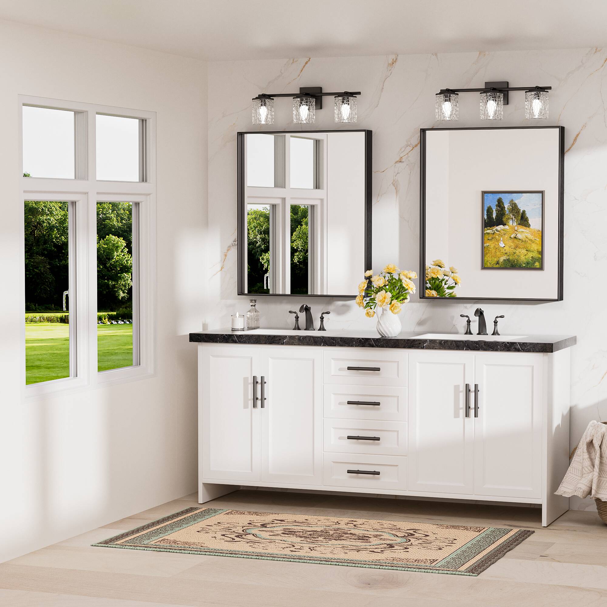 Keonjinn LW-JZ-JSKFJ-7691BK Decor-Mirrors - View #2