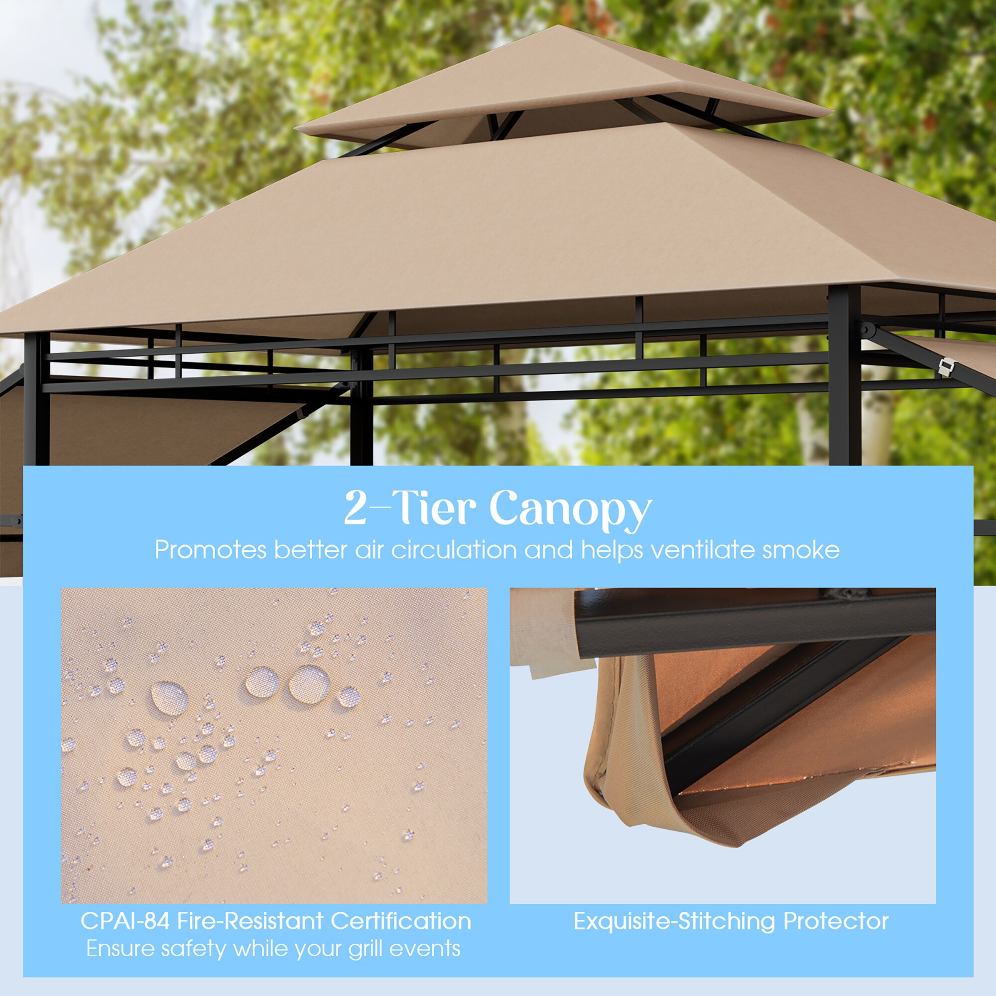 CASAINC CA007G-GAZ Wood-Resin-Gazebos - View #7