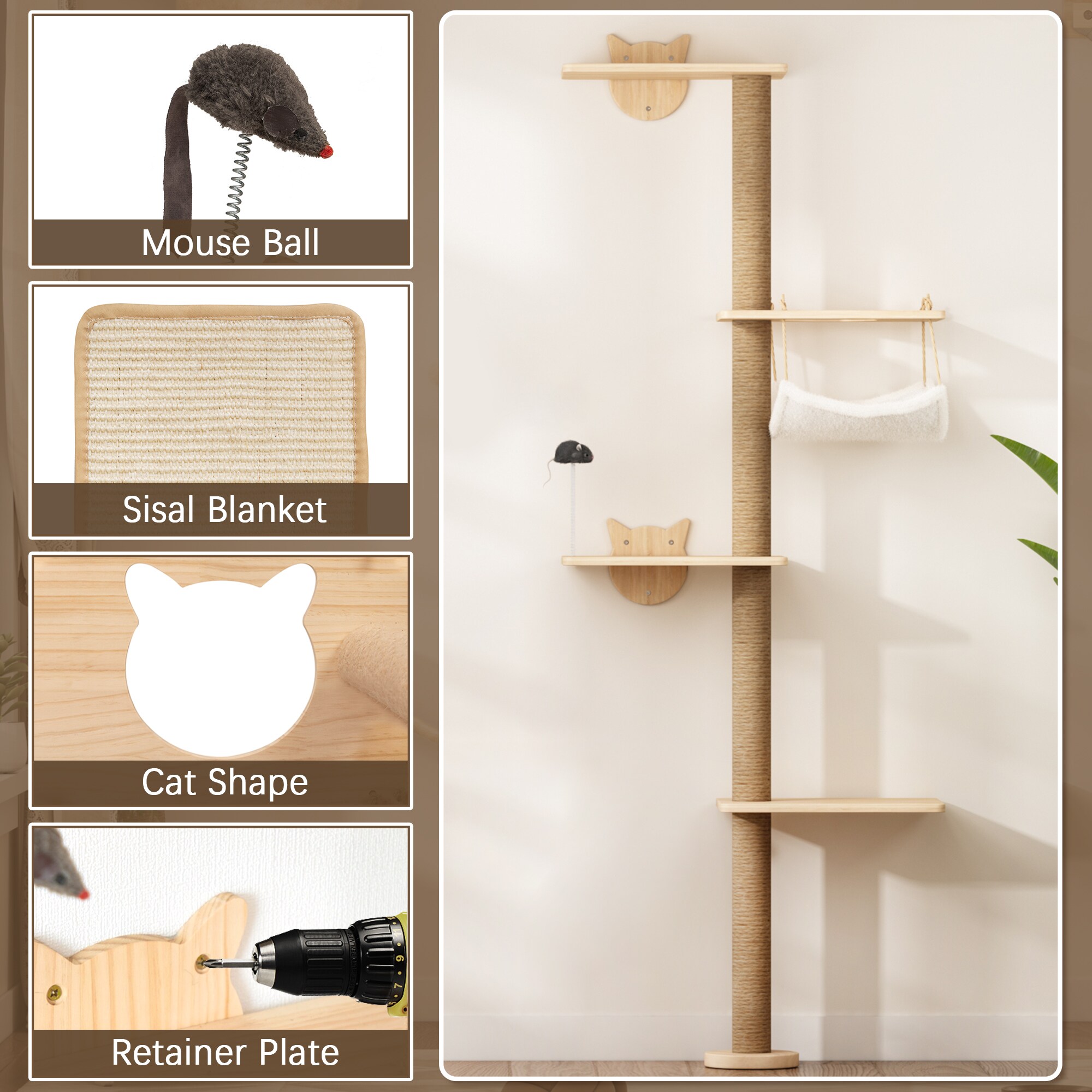 Coziwow CW12P0514 Cat-Trees - View #10