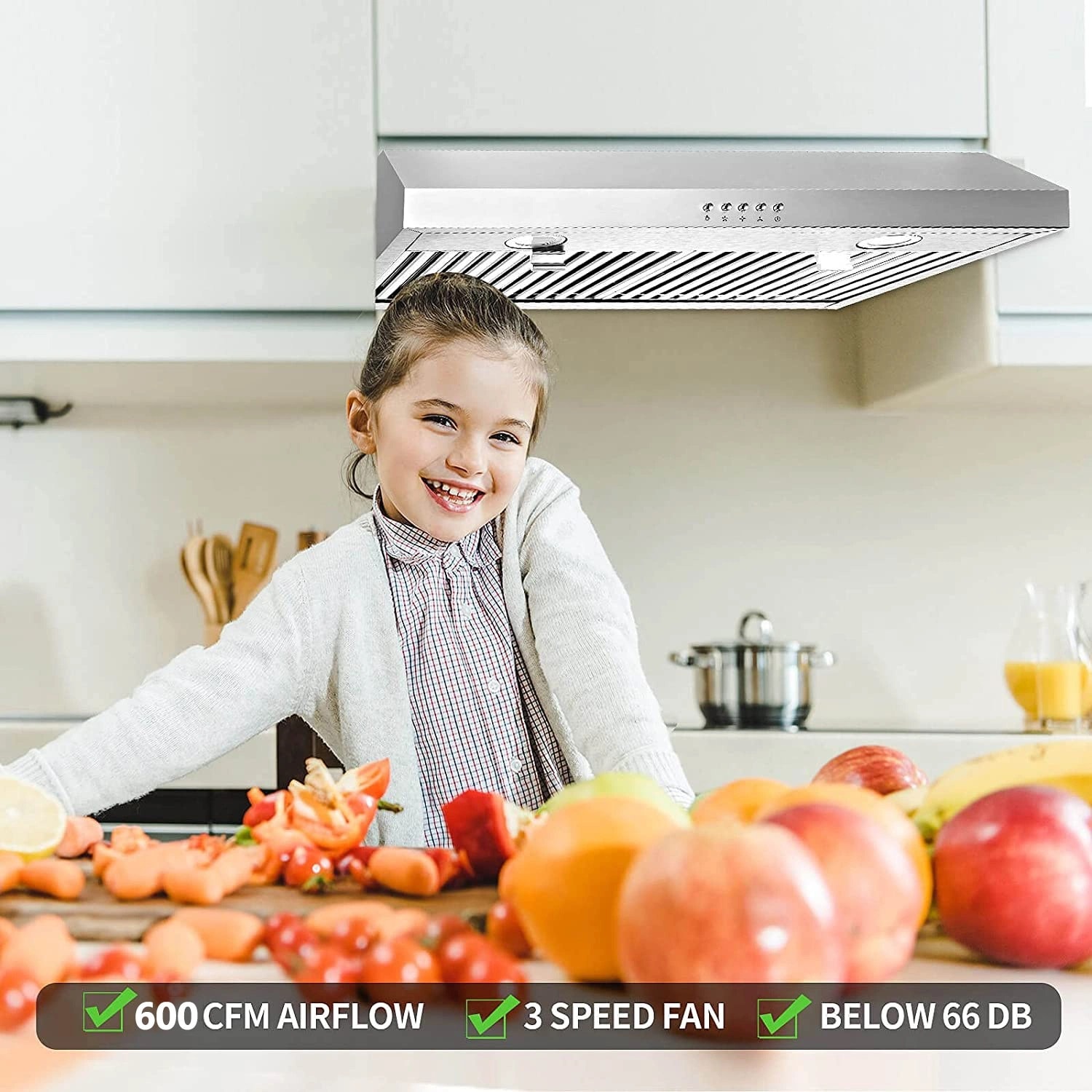Kahomvis GEHT-QPC2-46A Undercabinet-Range-Hoods - View #10