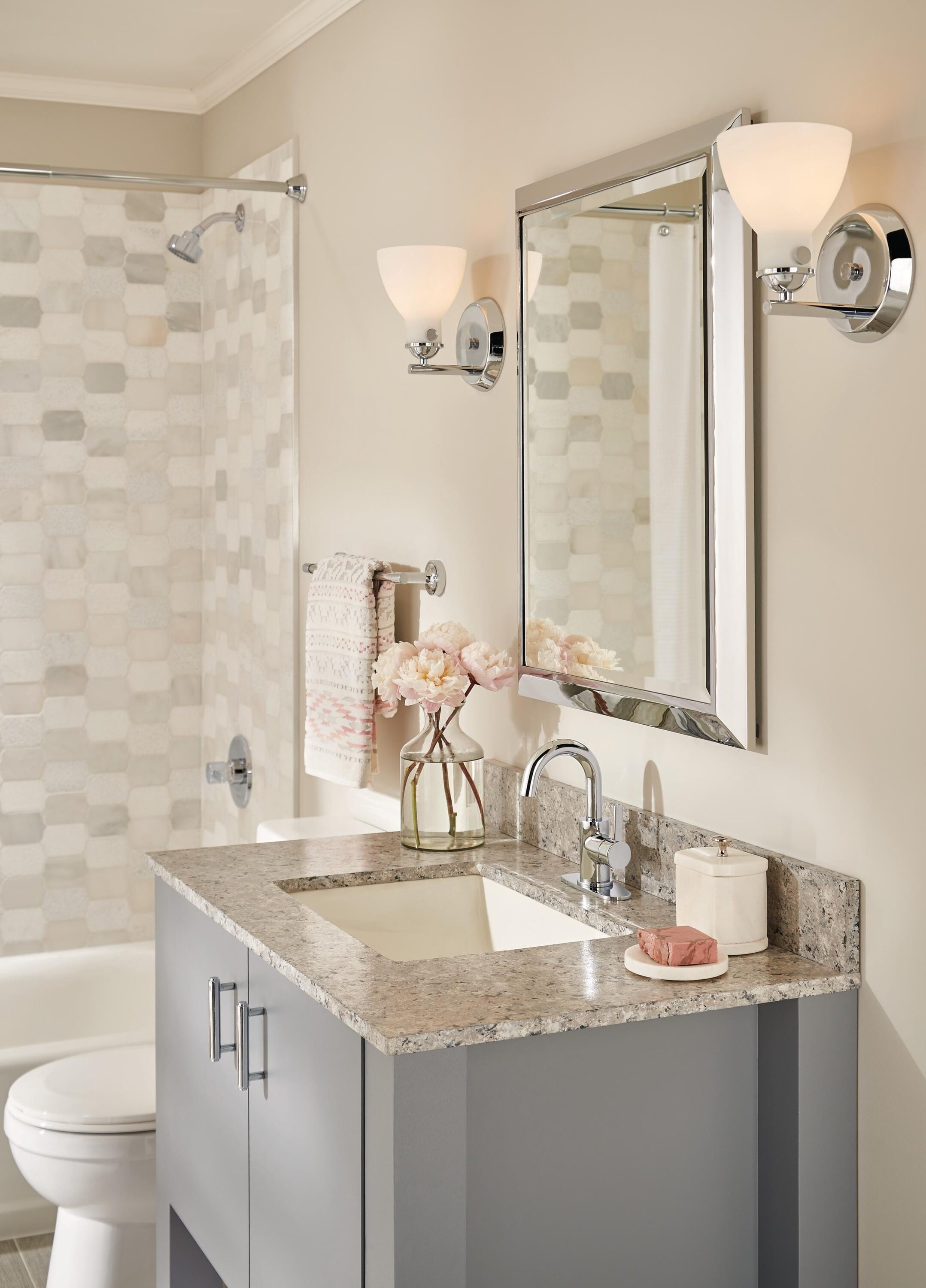Precept Polished Chrome Single-Handle Modern Bathroom Faucet