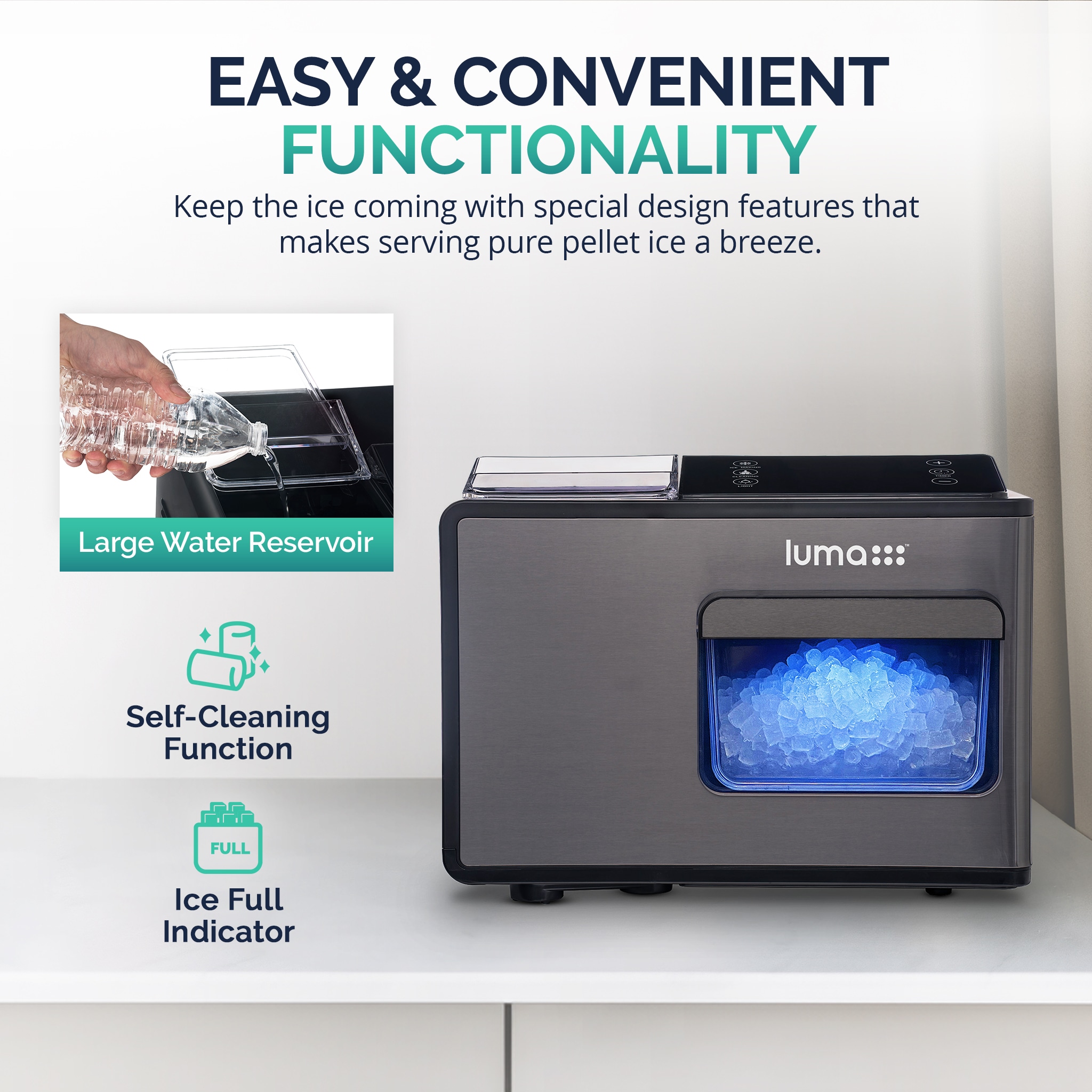 Luma Comfort LIM044BSN0 Ice-Makers - View #3