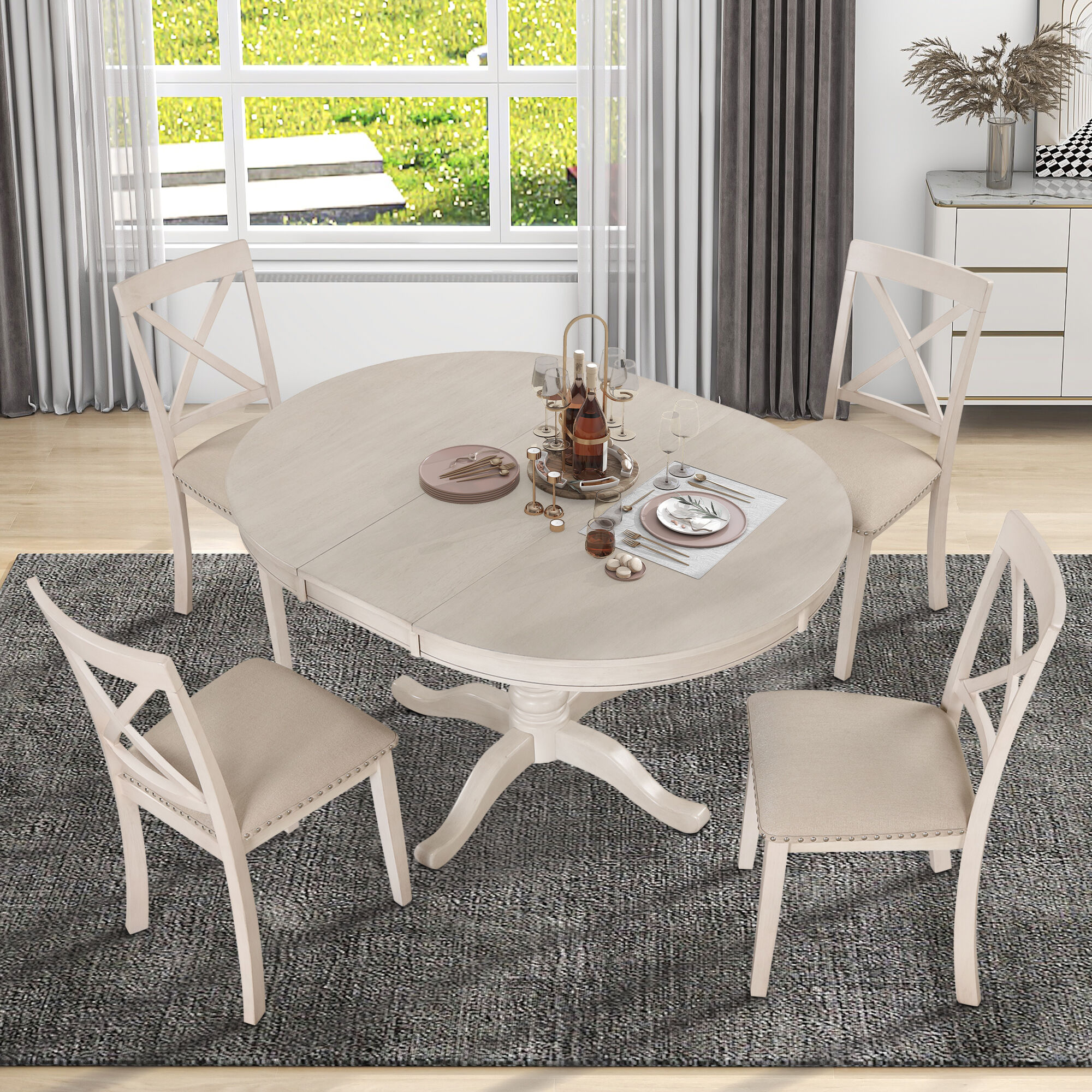 JEAREY JN77DJ63-W Dining-Sets - View #4