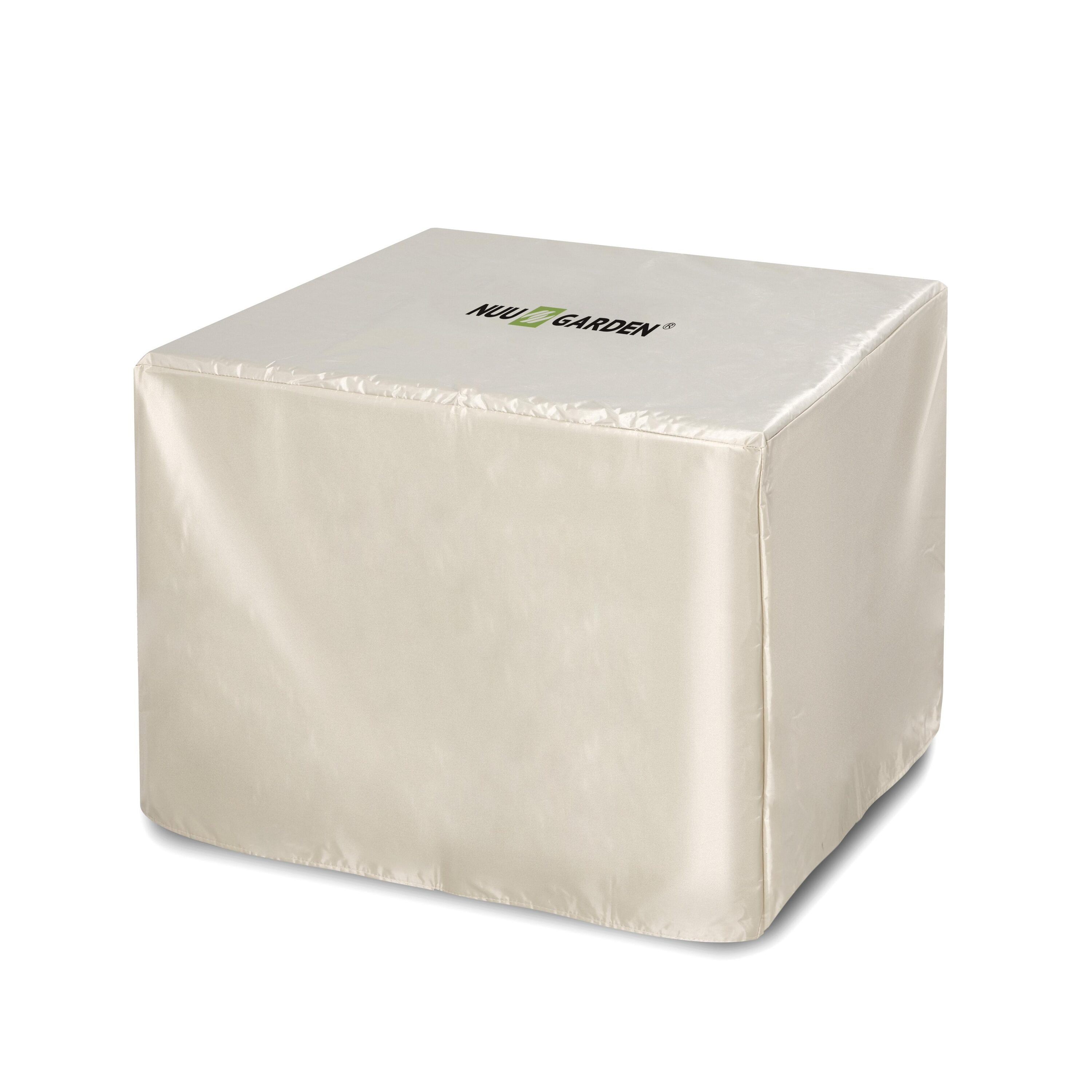 Nuu Garden FBB133 Fire Pit Cover 30.7-in Beige Square Firepit Cover