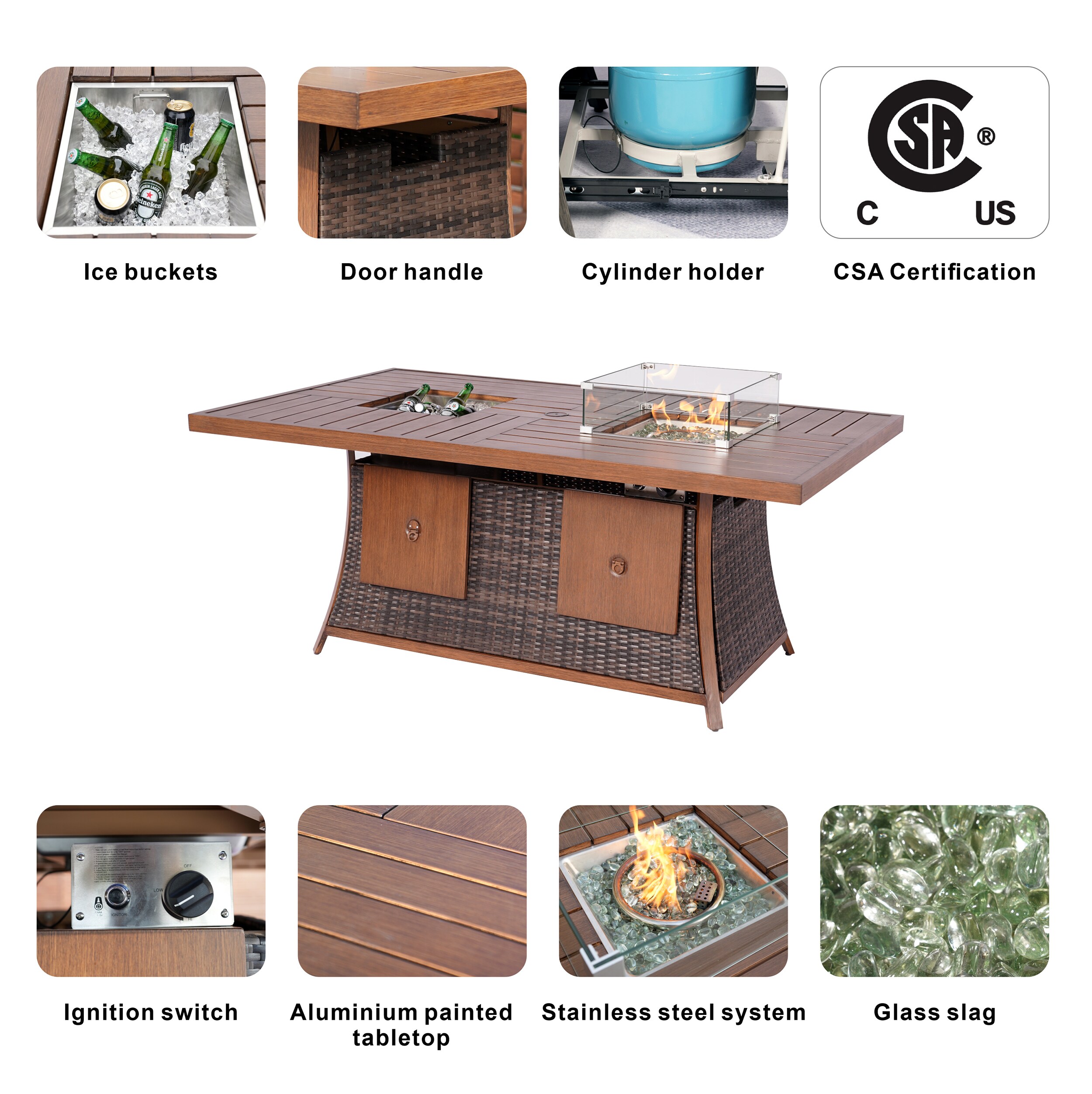 Moda Furnishings 1106FI-009-B Patio-Dining-Sets - View #9