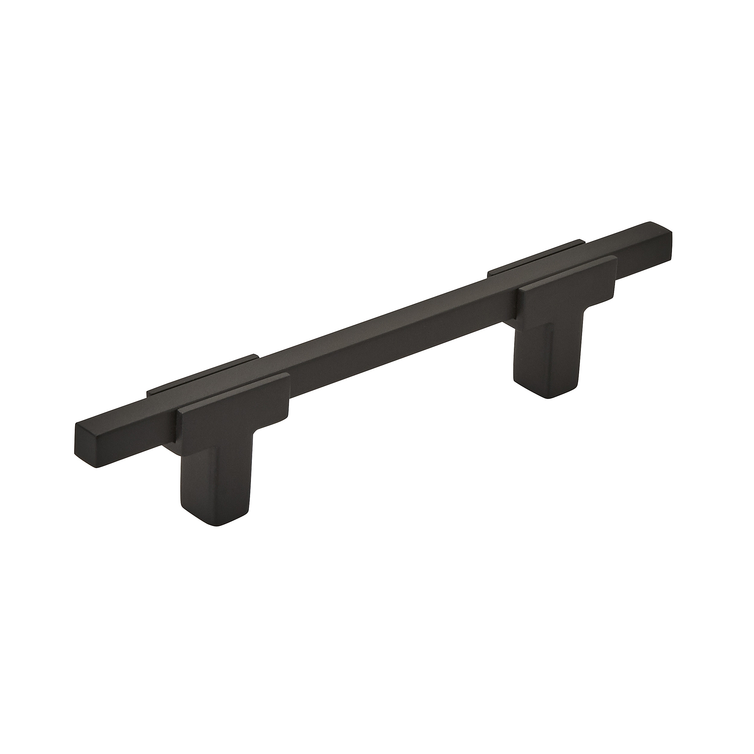 Matte Black Aluminum Modern Bar Cabinet Pull