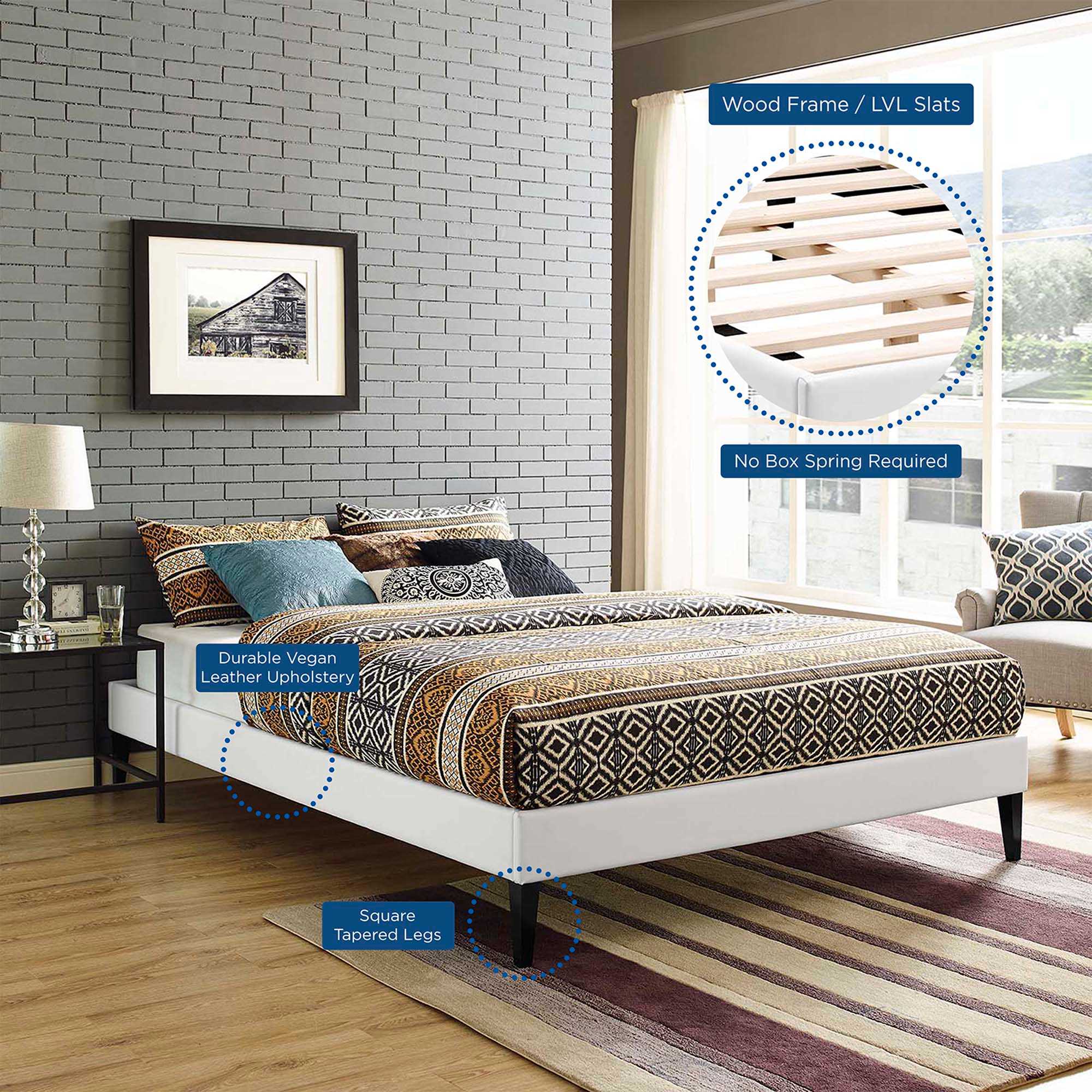 Modway MOD-5896-WHI beds - View #3