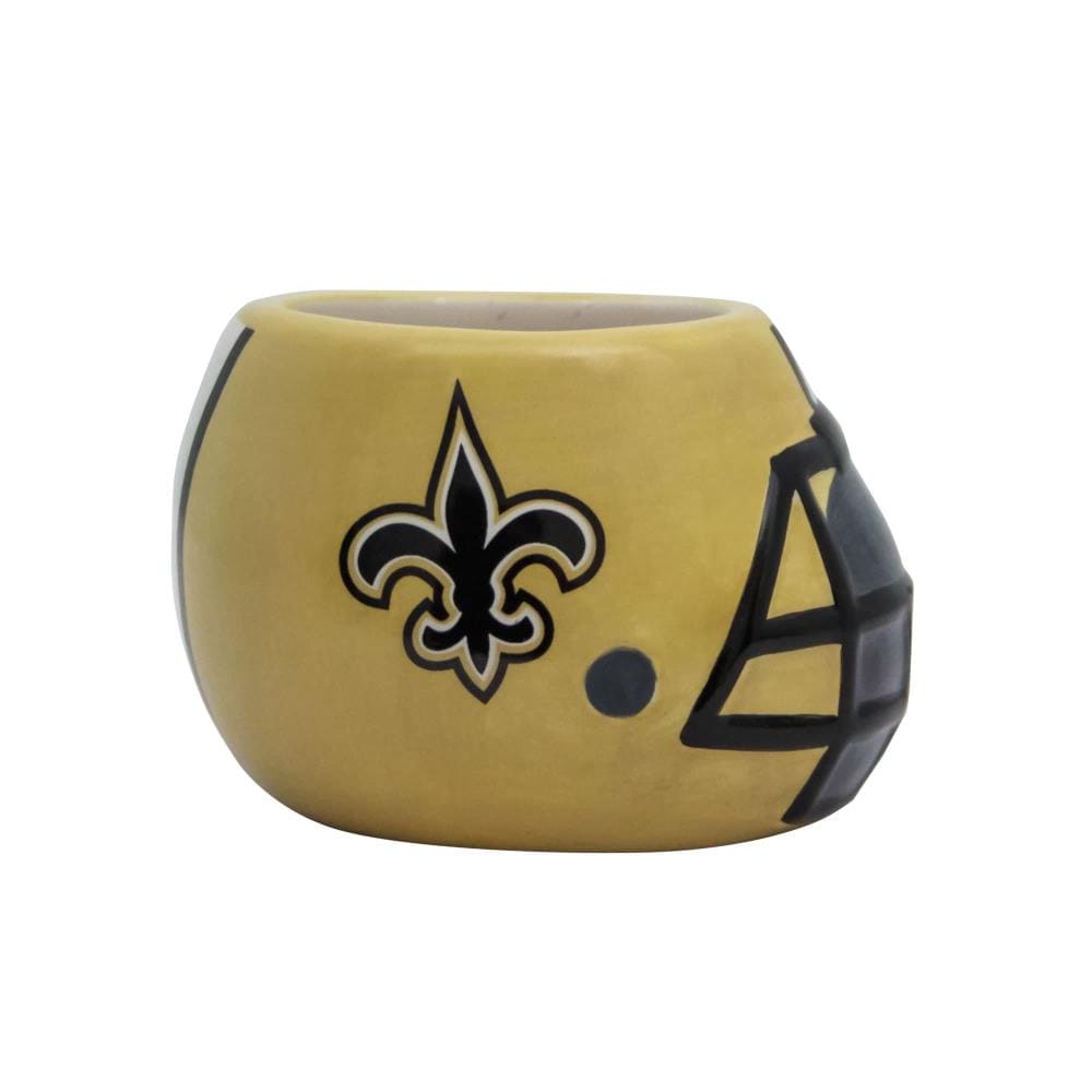 New Orleans Saints Ceramic Pumpkin Helmet