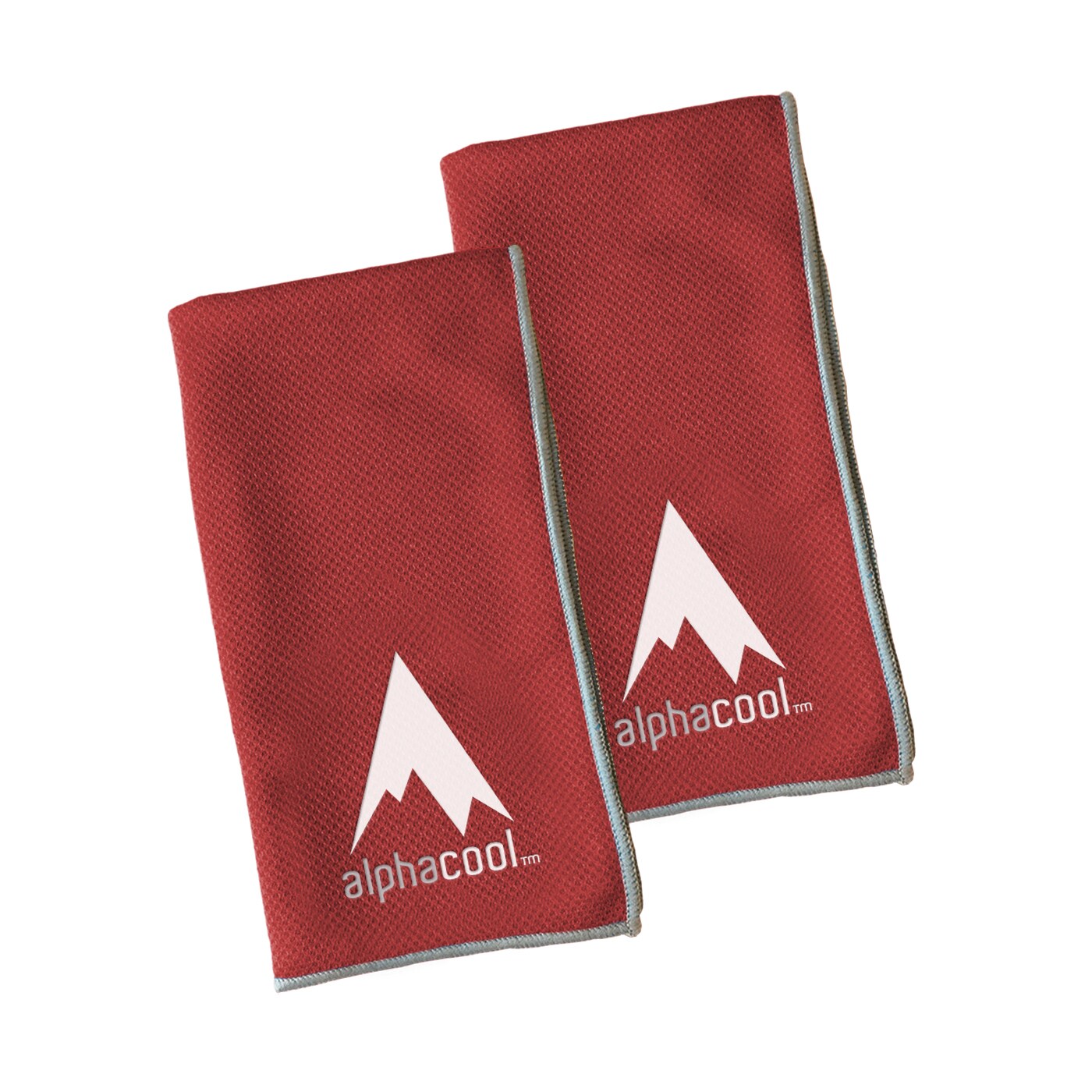 AlphaCool AC-CT-01-R-2PACK Red Polyester Neck wrap ( One size fits most )