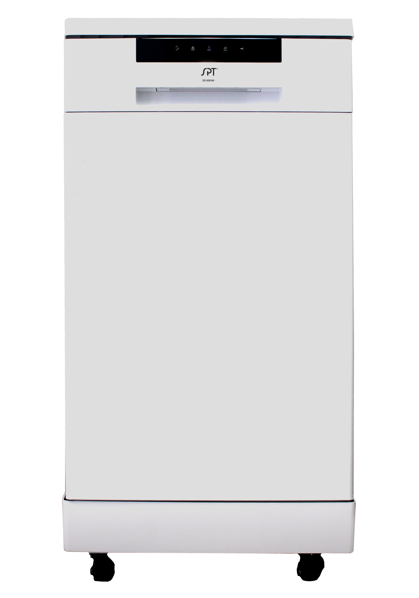 Comfee 16.5-in Portable Countertop Dishwasher (White), 62-dBA in the Portable  Dishwashers department at