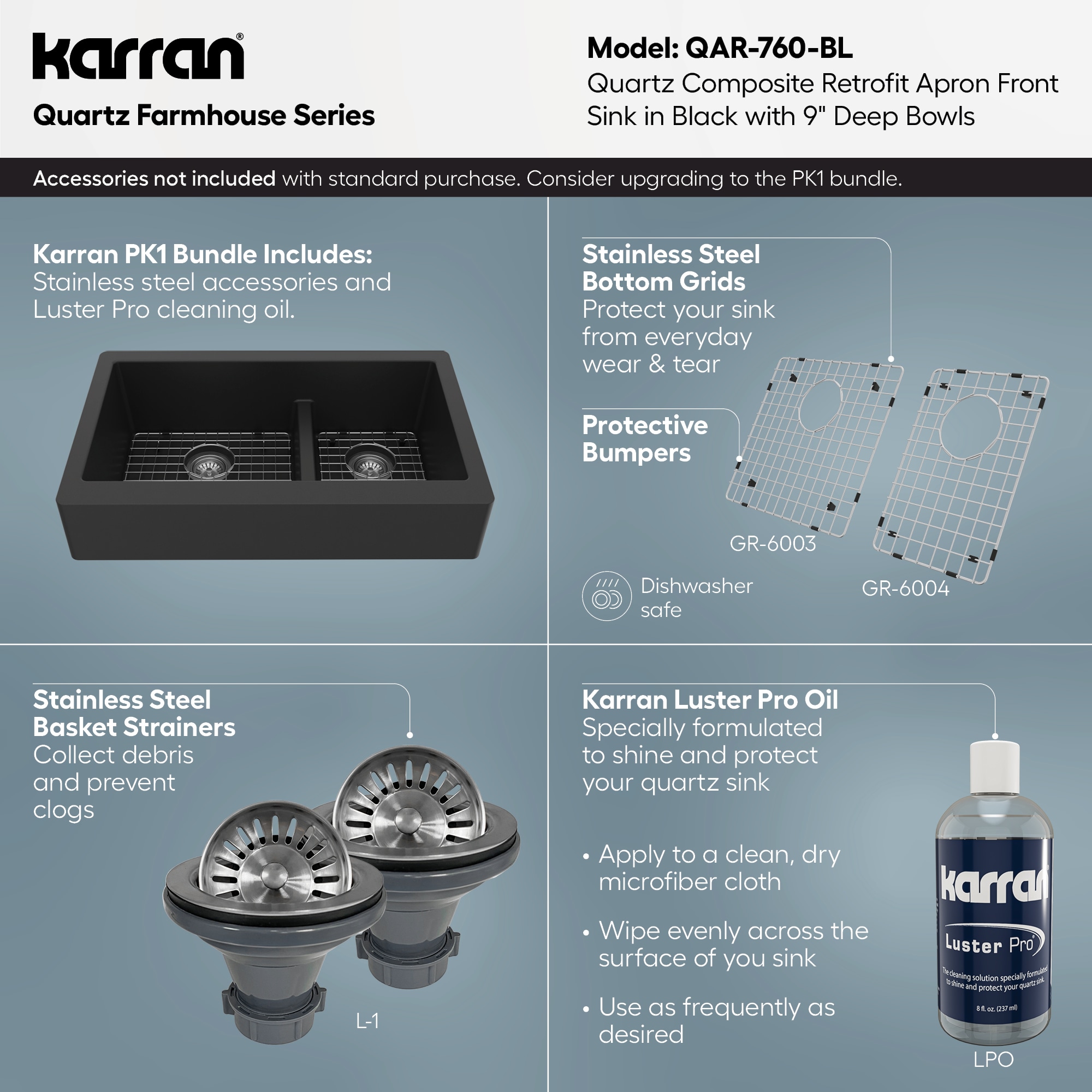 Karran QAR-760-BL Kitchen-Sinks - View #5
