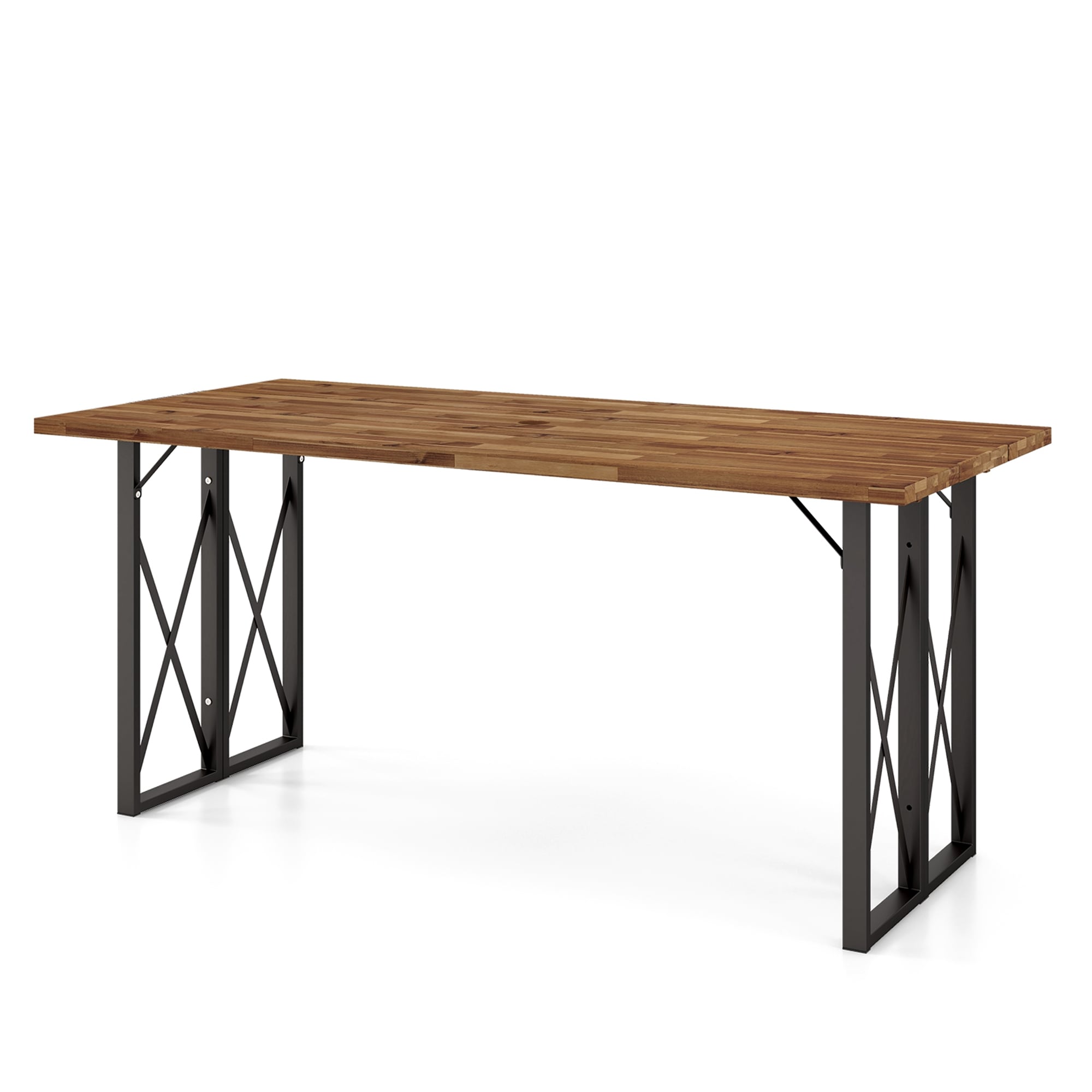 Costway KC55628 Rectangle Outdoor Dining 30.5-in W x 67-in L