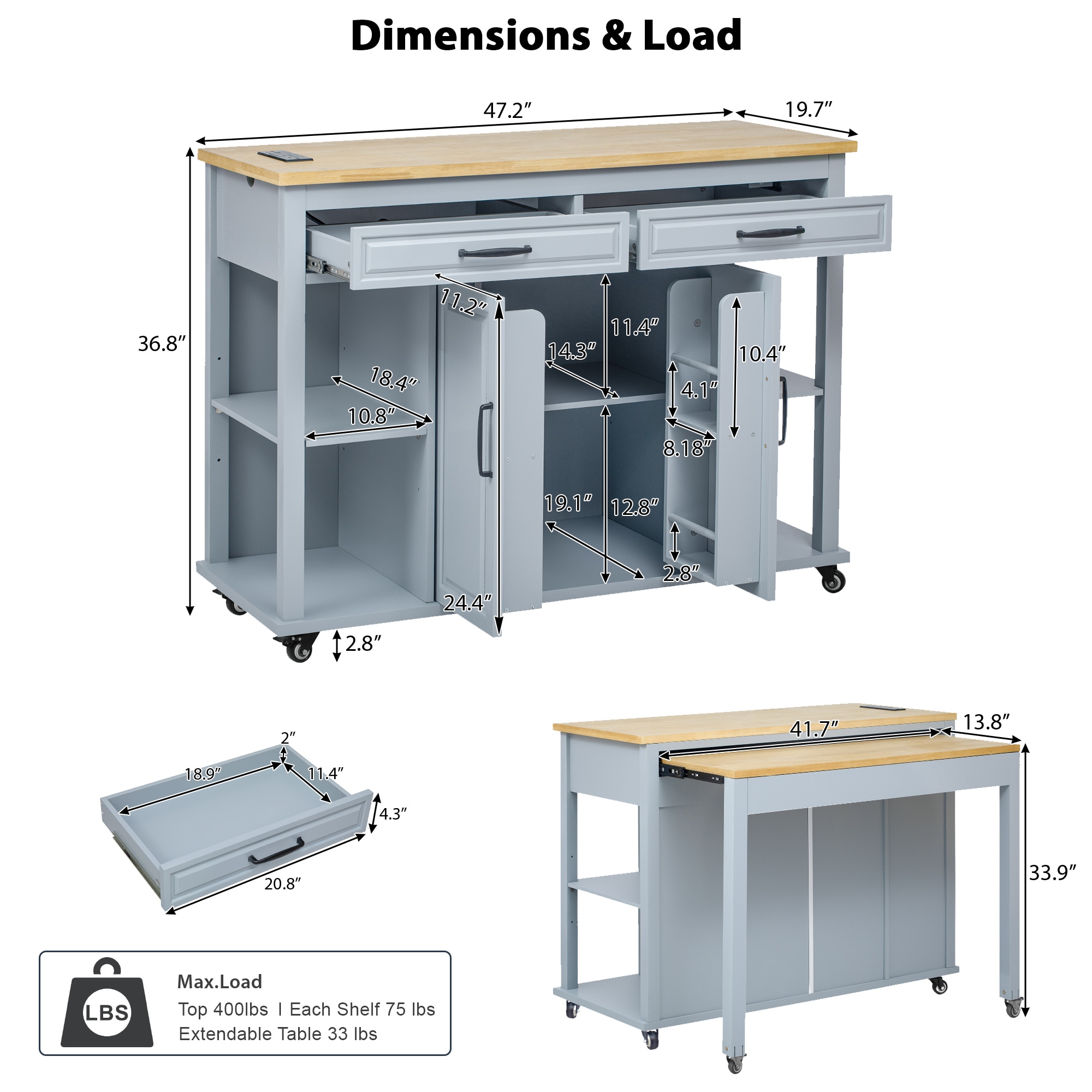 BABOOM BOM-KC43383-CO Kitchen-Furniture - View #5