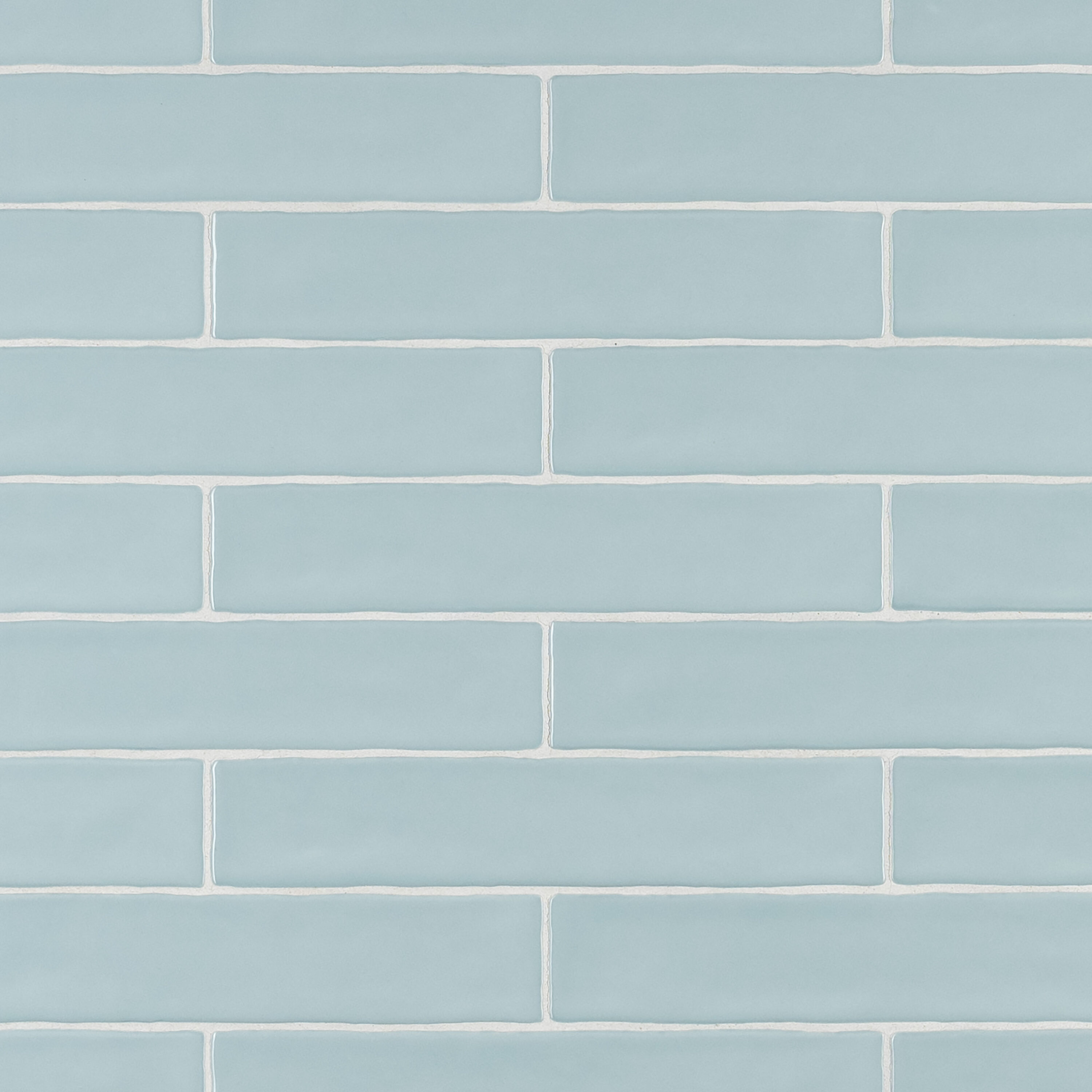 Affinity Tile S1WNU10CAQ Sample - Chester Acqua 2-in x 10-in Glossy Ceramic Subway Wall Tile