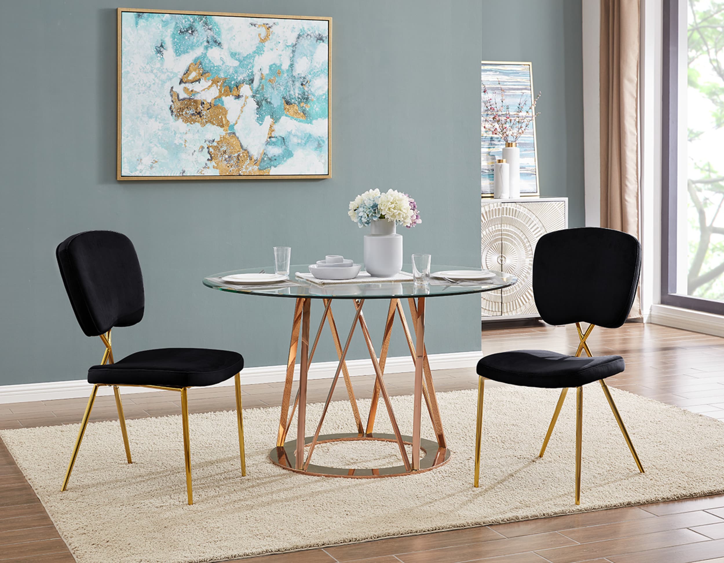 Chic Home Design FDC9586-LW Dining-Chairs - View #2