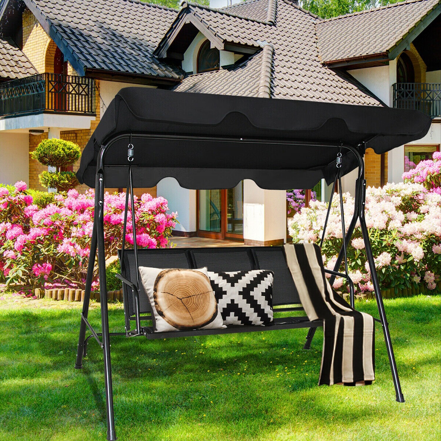Dimakai DK-OP70492BK Swing-Gliders - View #3