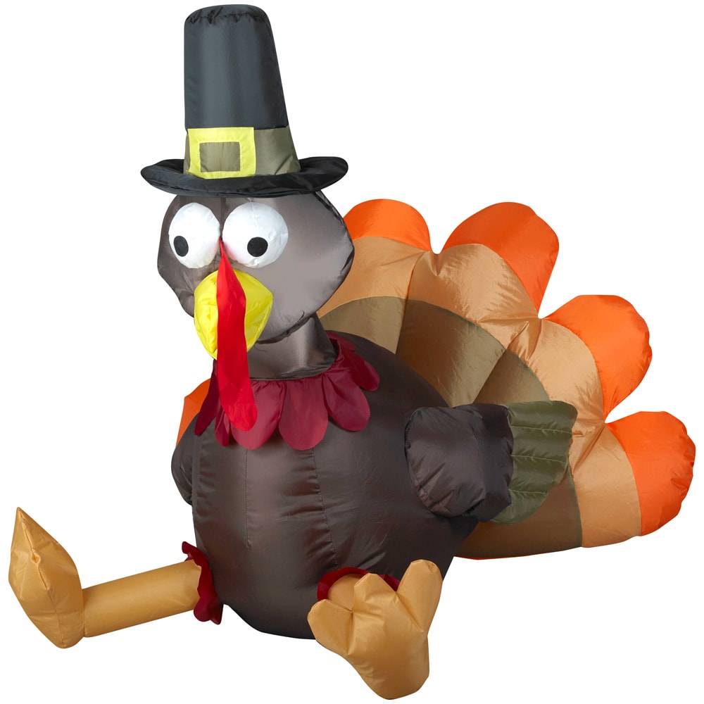 Gemmy 64135 3-ft Lighted Turkey Inflatable