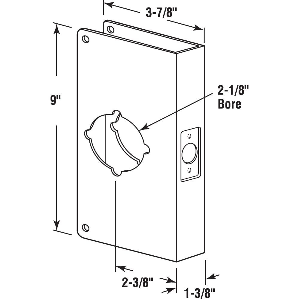 Prime-Line MP9540 Entry-Door-Reinforcers - View #2