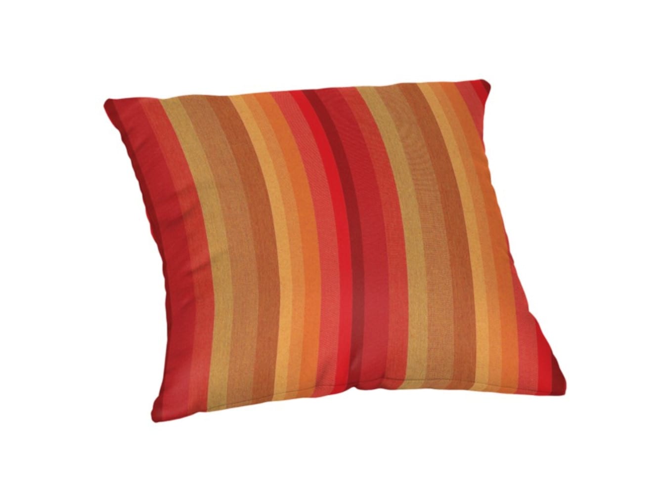 Sunbrella DS2858-3327 Pillows Striped Astoria Sunset Square Throw Pillow