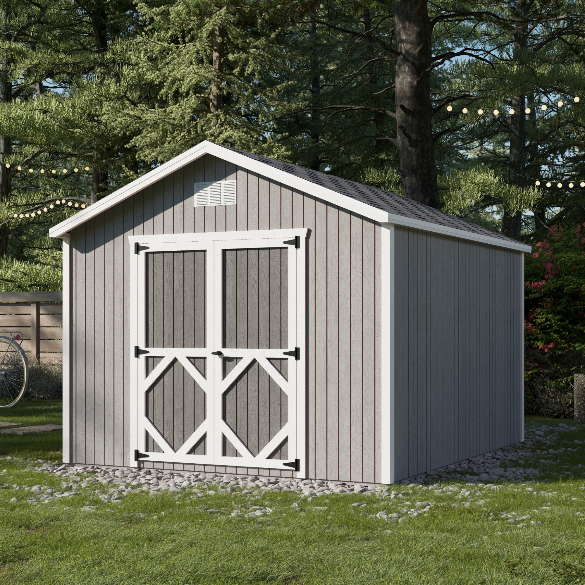 Little Cottage Co 10X12 CGS-PC Wood-Storage-Buildings - View #2