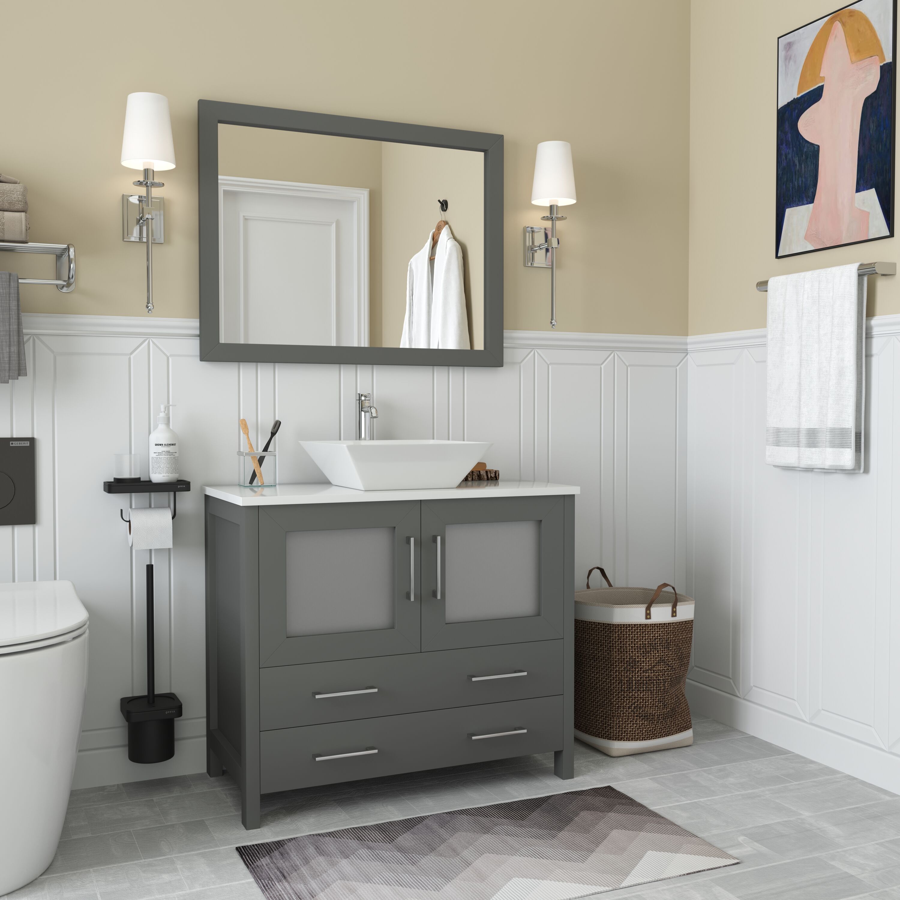 Vanity Art VA3136-G Bath-Vanity-Combo - View #2
