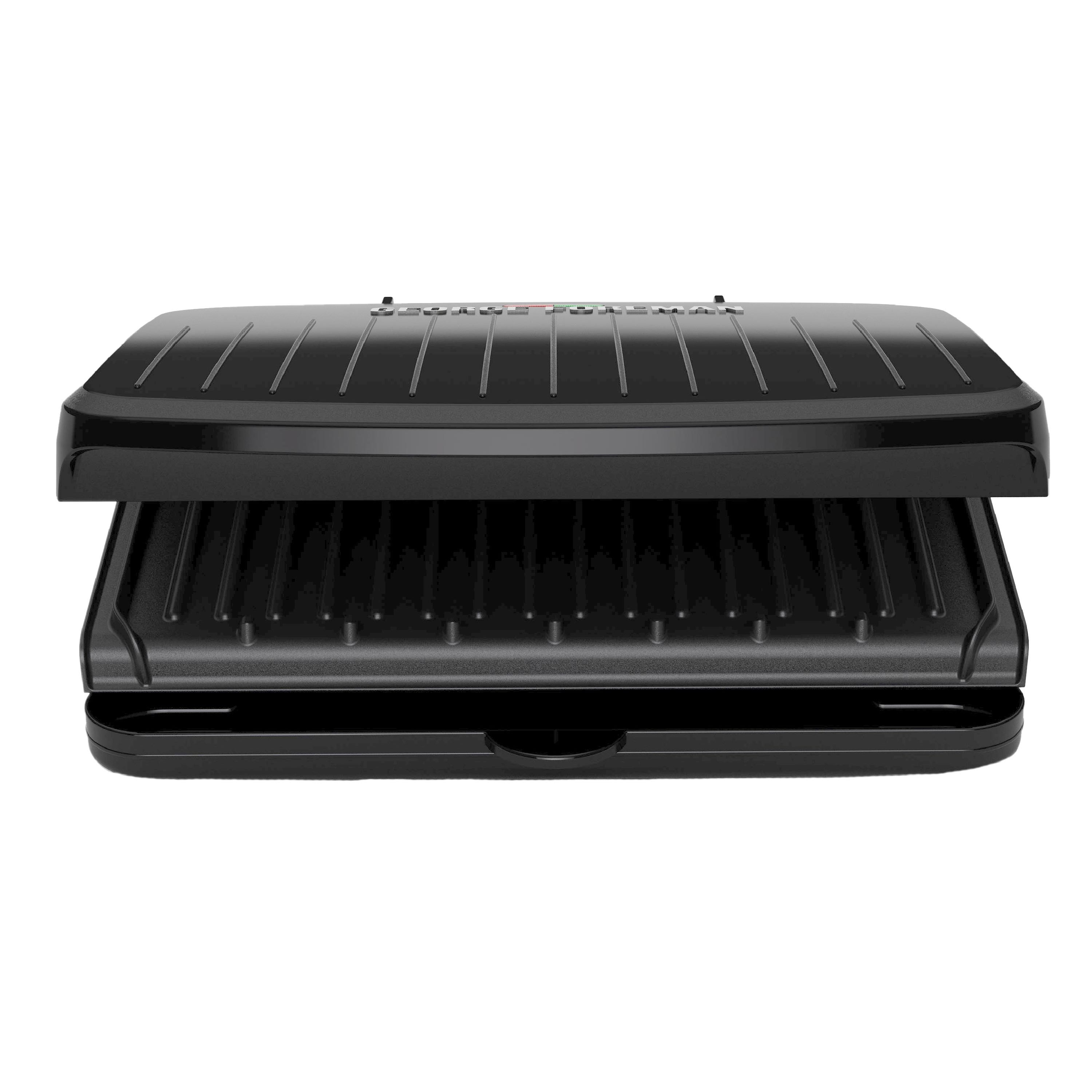 George Foreman 2-Serving Classic Plate Electric Indoor Grill and Panini  Press, Black , GR0040B 