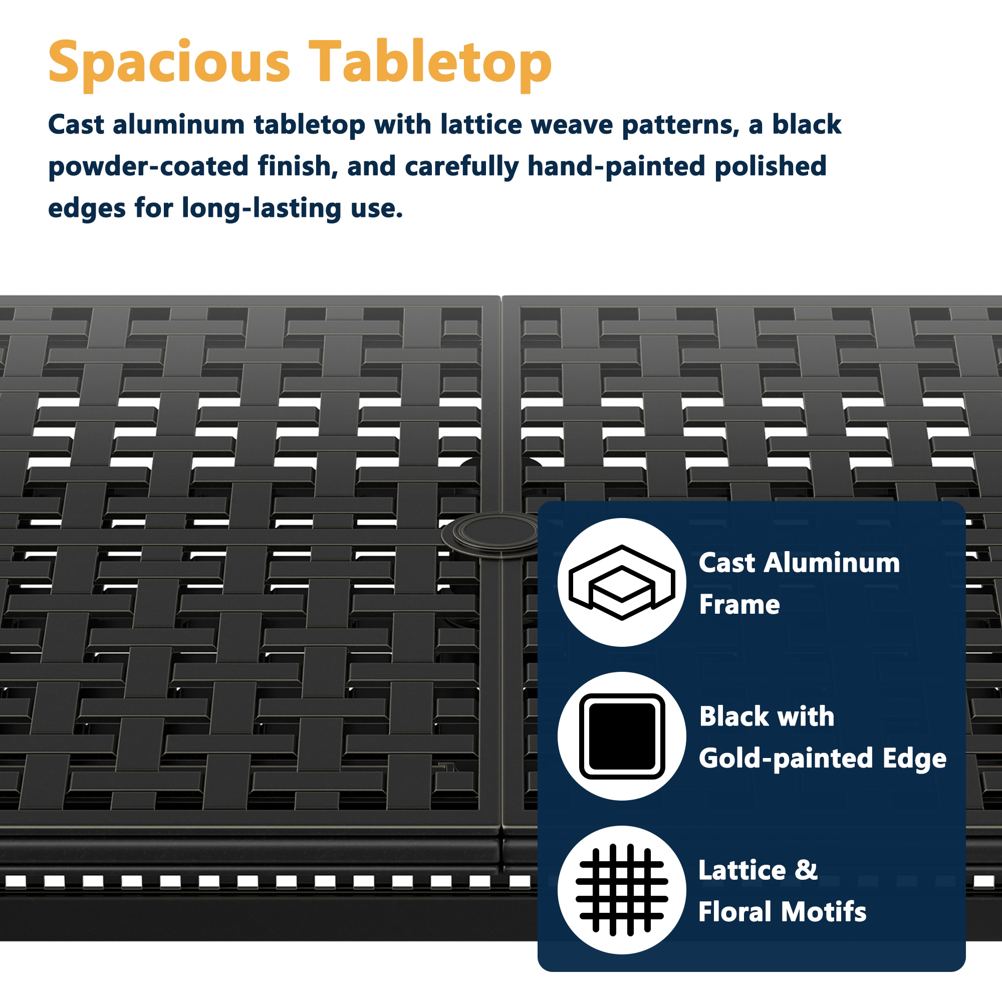 Clihome CL-LDSS6080DT Patio-Tables - View #8