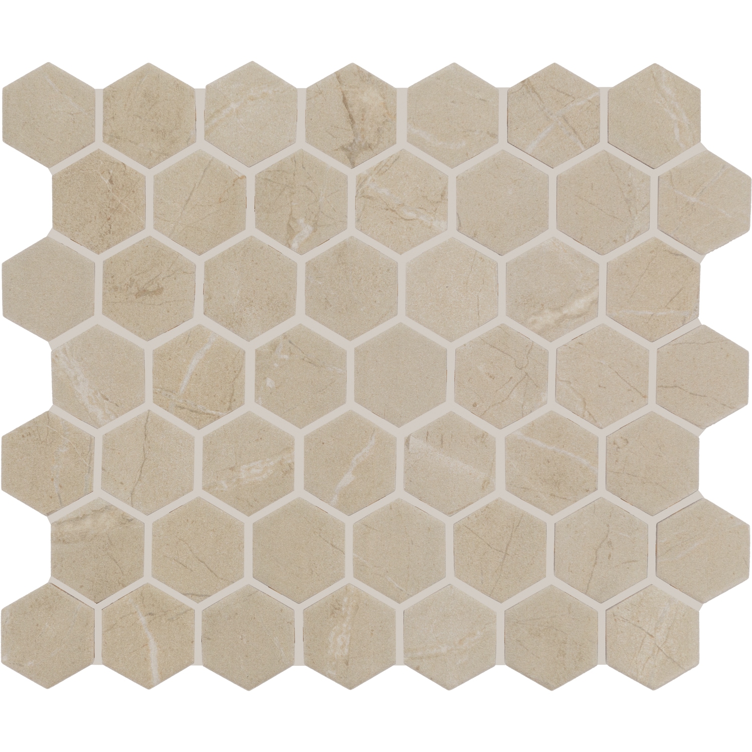 Daltile Elegant Beige 9.72-sq ft ) #PT2215HEXMS1P2