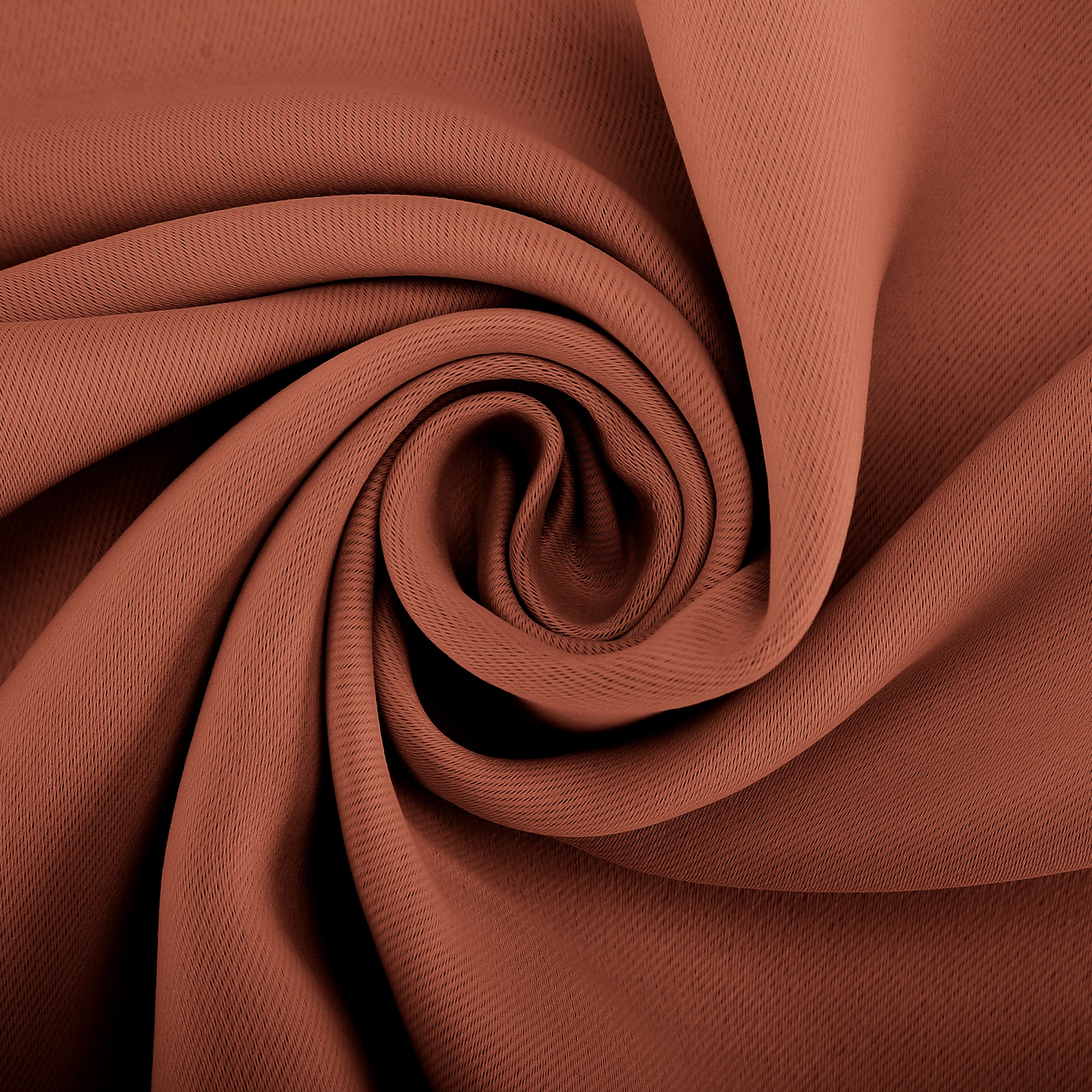 Terracotta Blackout Grommet Curtain Panel, 40" x 84" Polyester
